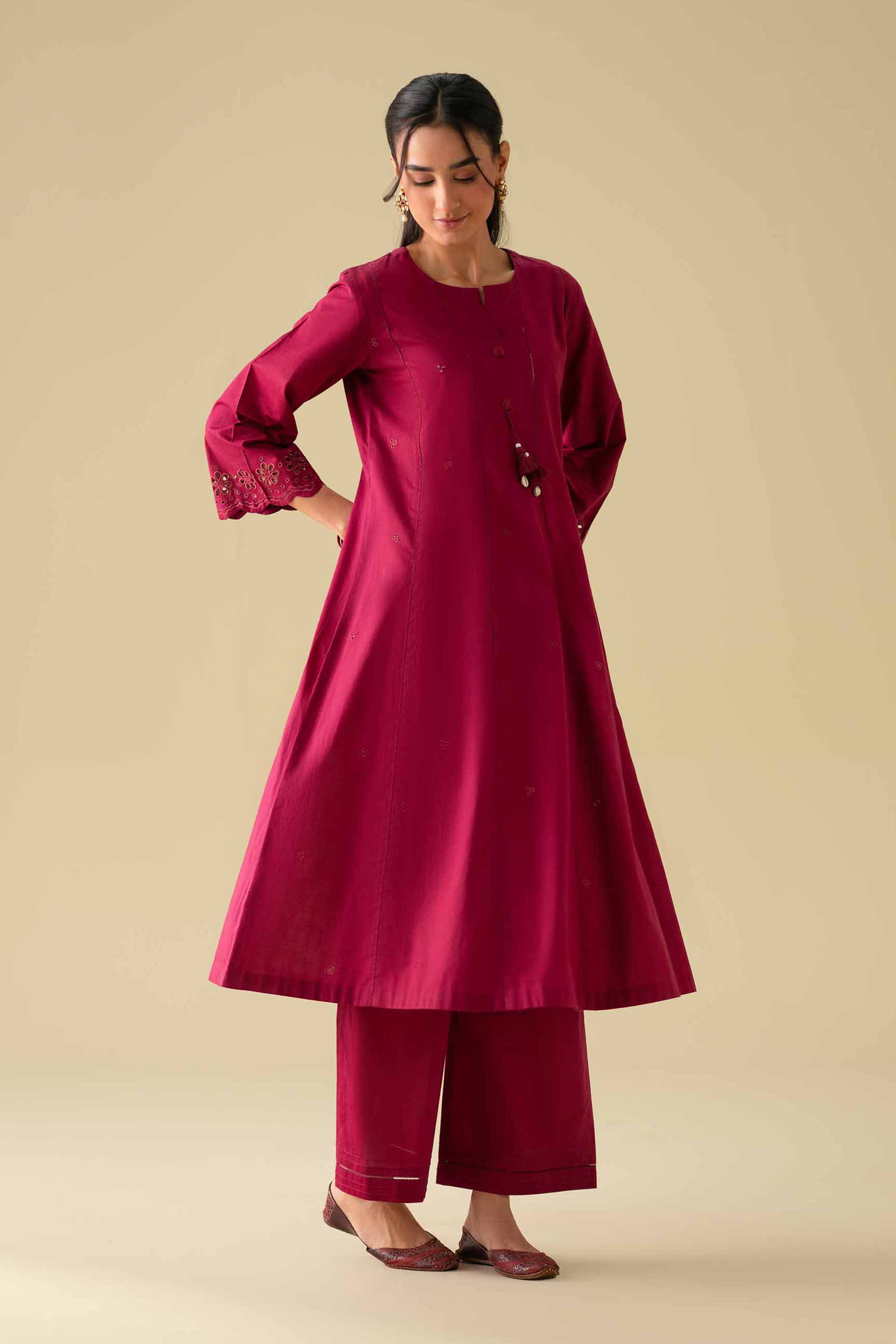 2 Piece - Embroidered Suit - KFE26-49 for Women - Pret Collection | Nishat | Shop Online