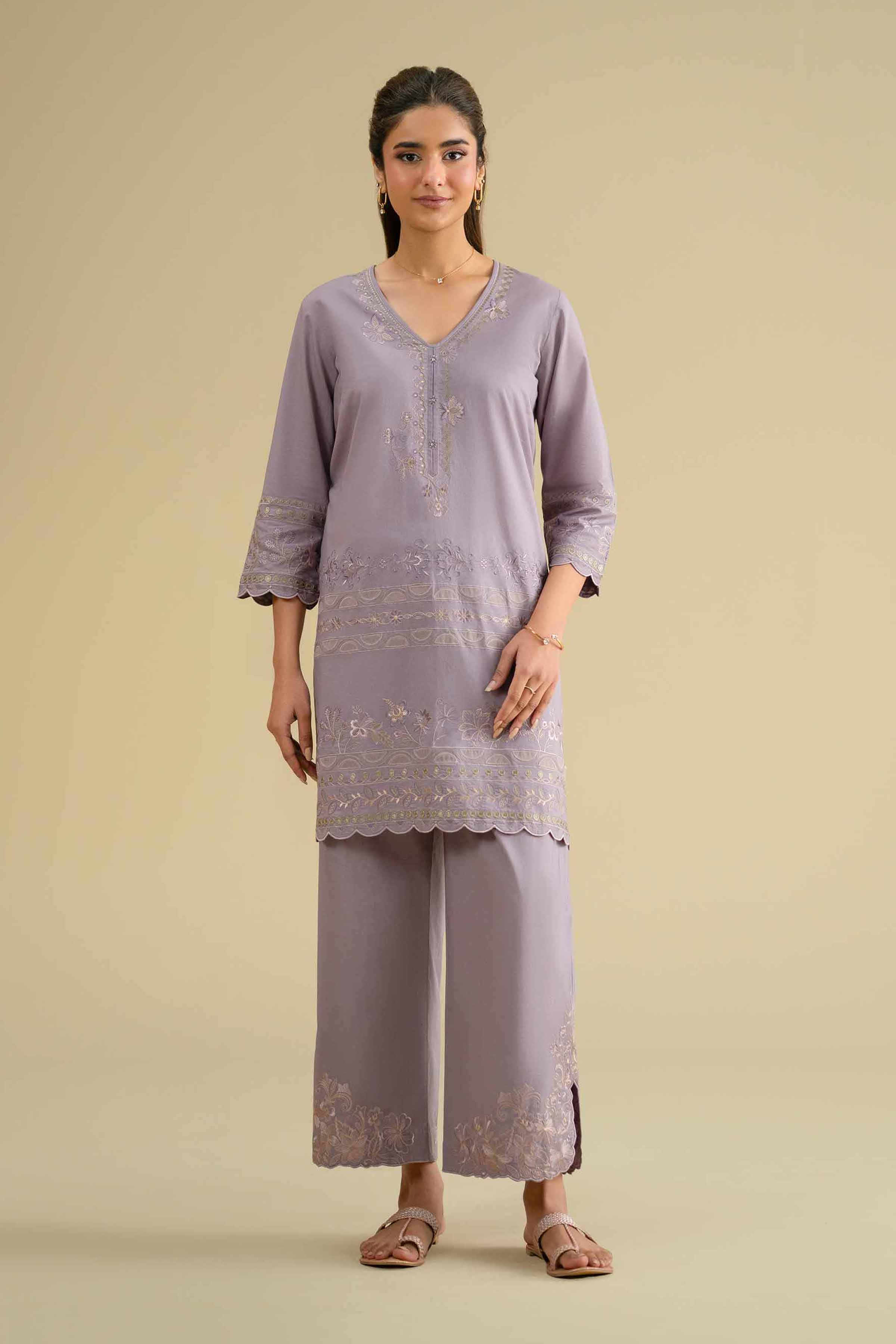 2 Piece - Embroidered Suit - KFE26-52 for Women - Pret Collection | Nishat | Shop Online