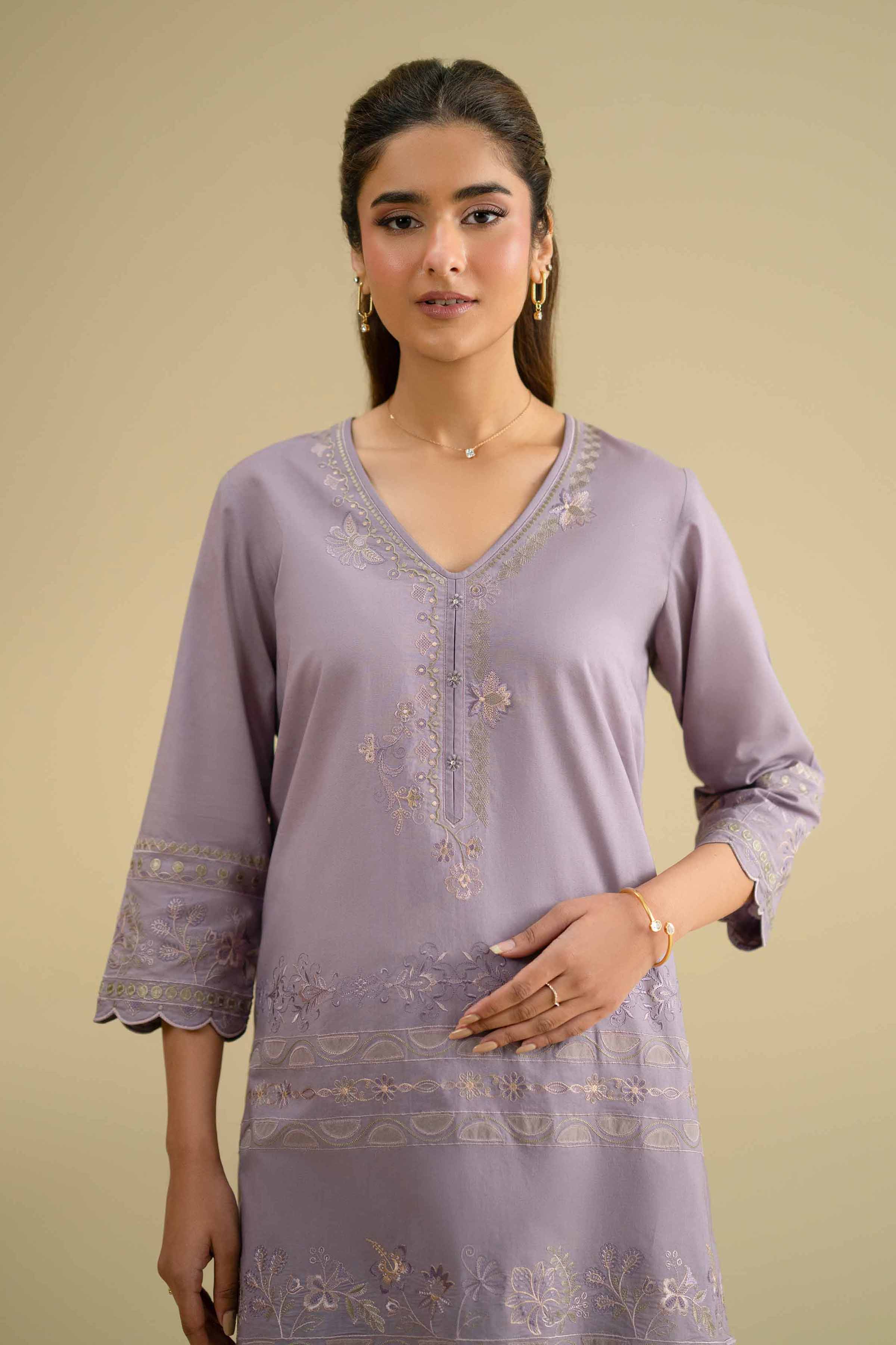 2 Piece - Embroidered Suit - KFE26-52 for Women - Pret Collection | Nishat | Shop Online
