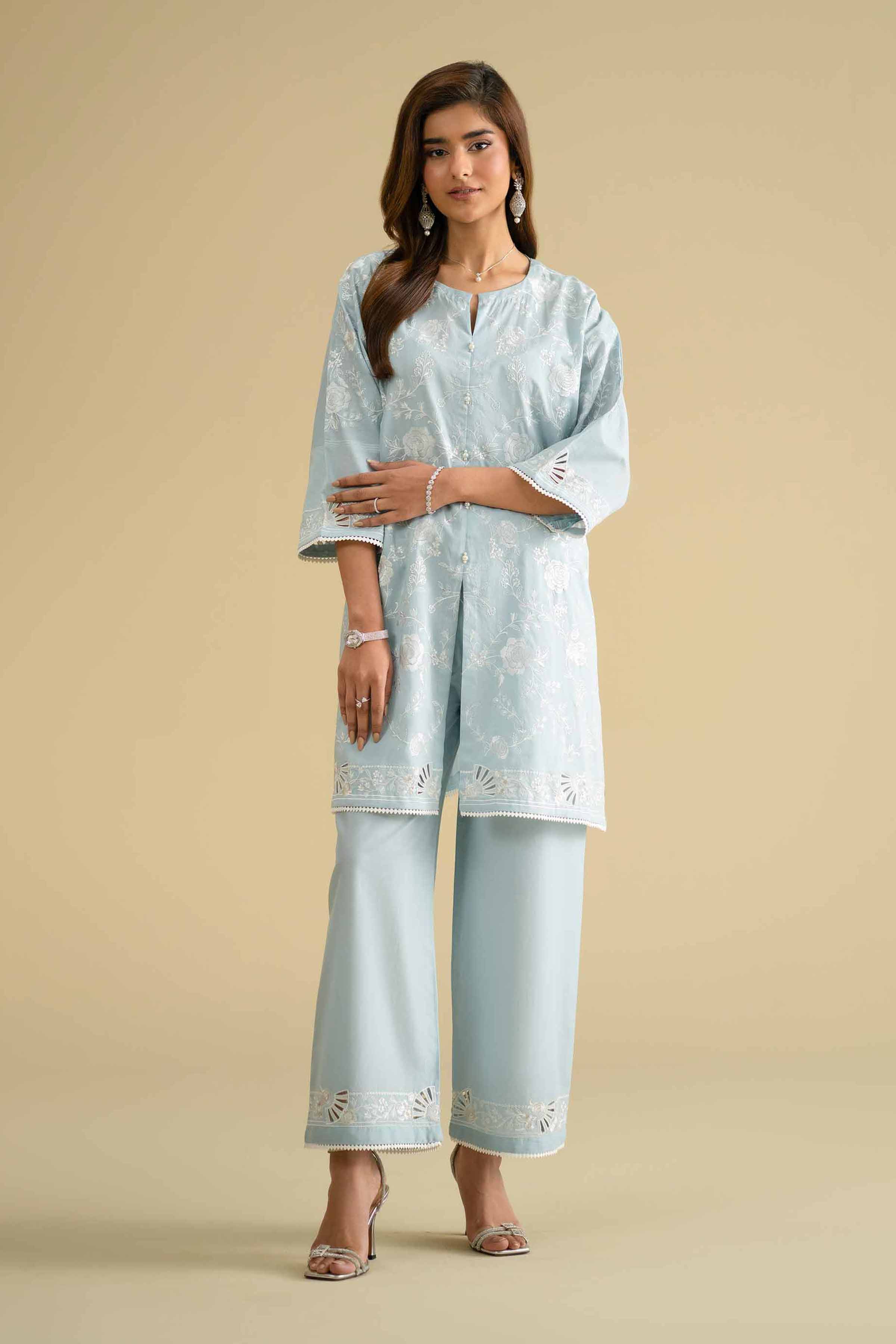 2 Piece - Embroidered Suit - KFE26-57 for Women - Pret Collection | Nishat | Shop Online