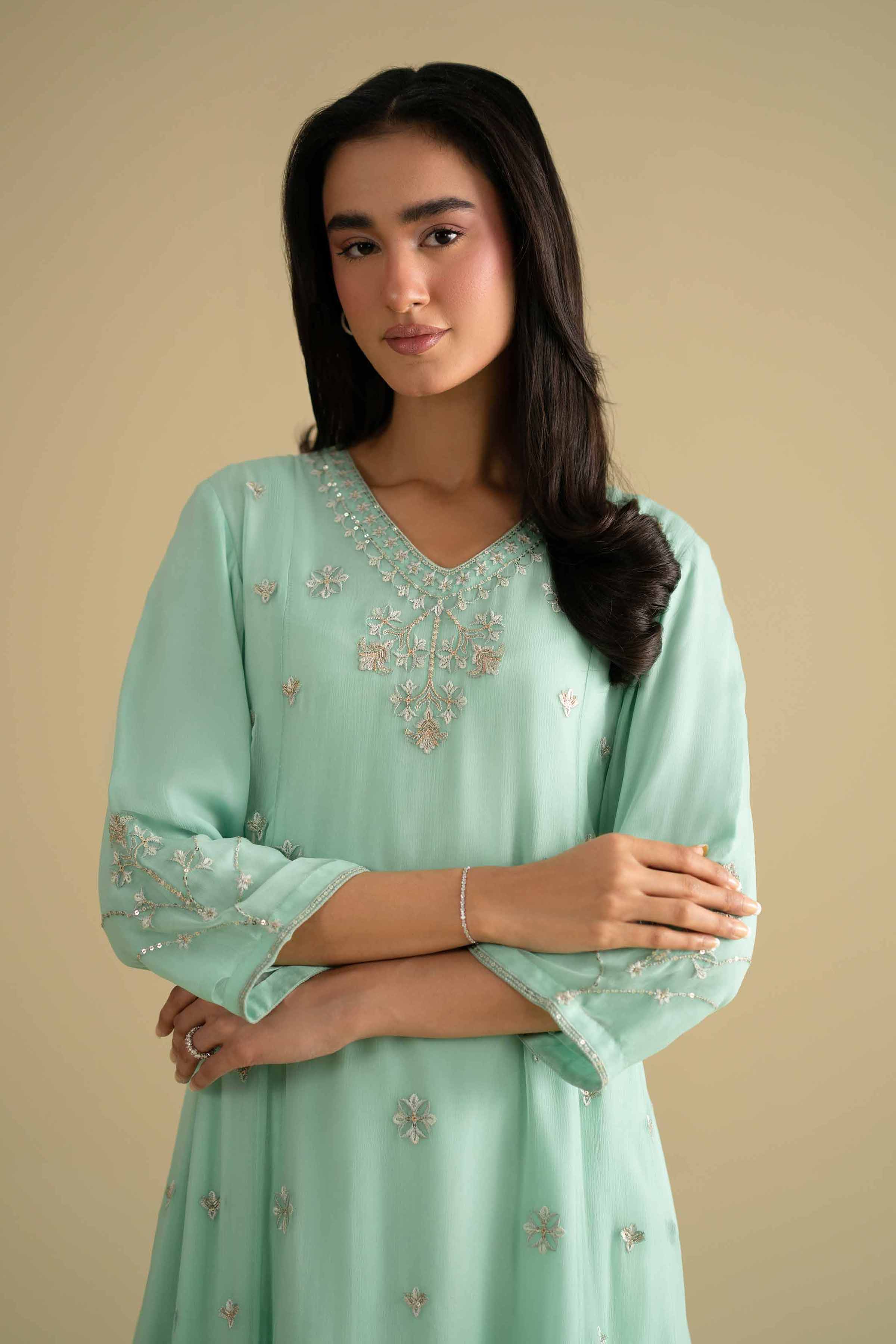 2 Piece - Embroidered Suit - KFE26-61 for Women - Pret Collection | Nishat | Shop Online