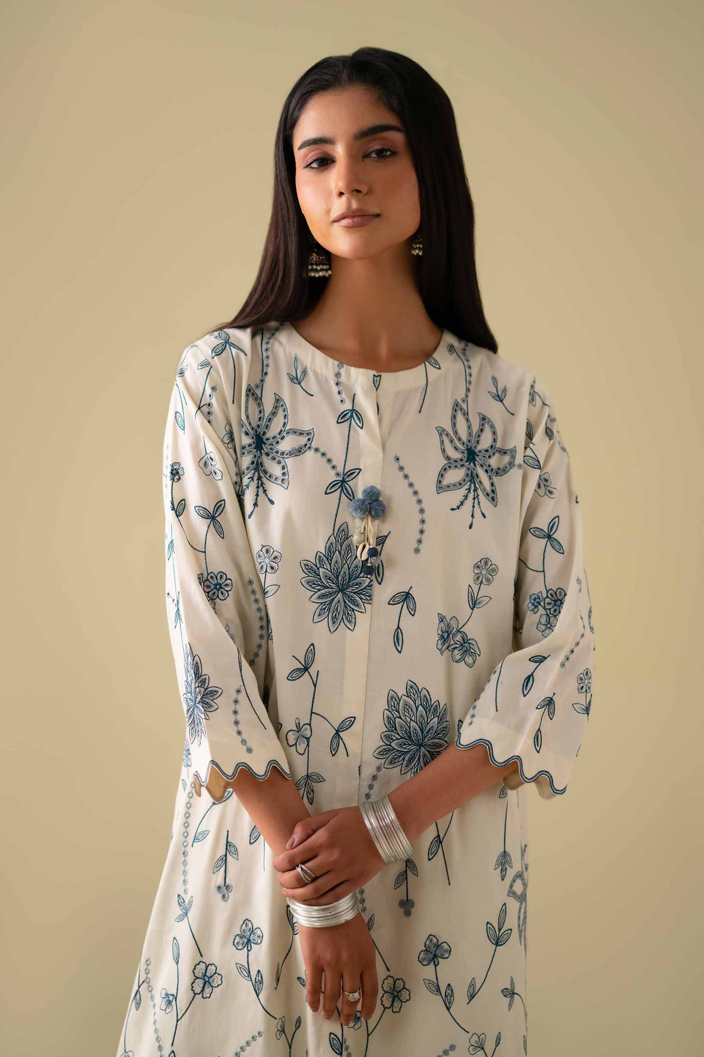 2 Piece - Embroidered Suit - KFE26-66