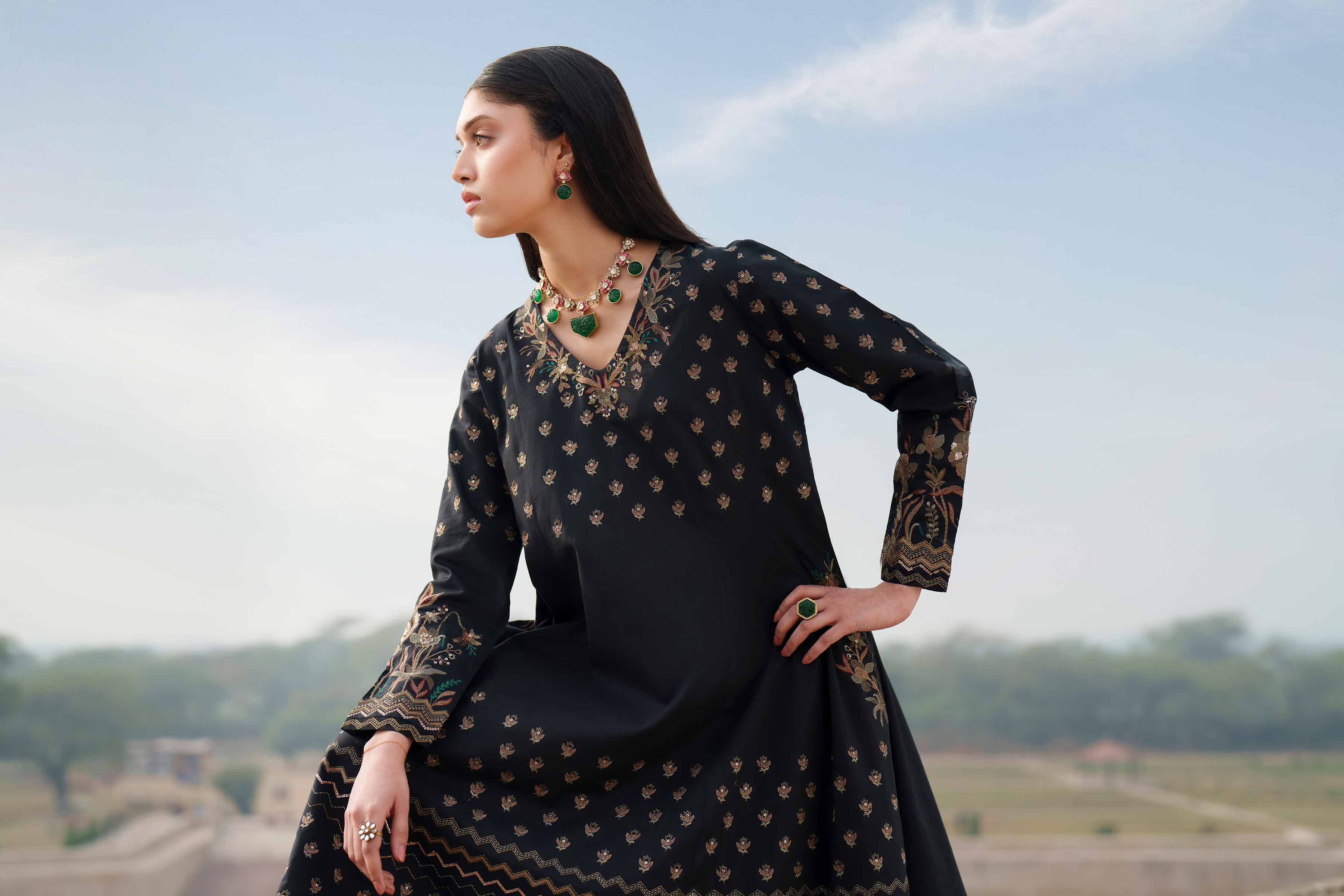 2 Piece - Embroidered Suit - KFE26-67 for Women - Pret Collection | Nishat | Shop Online