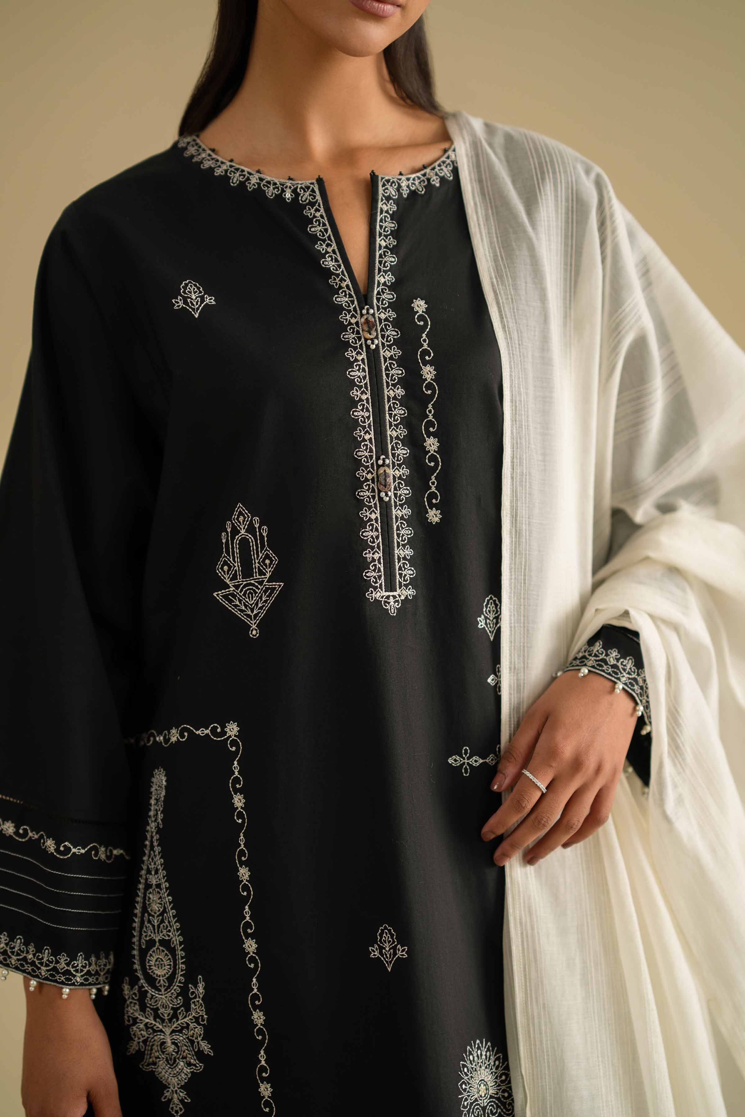 3 Piece - Embroidered Suit - KFE26-84 for Women - Pret Collection | Nishat | Shop Online