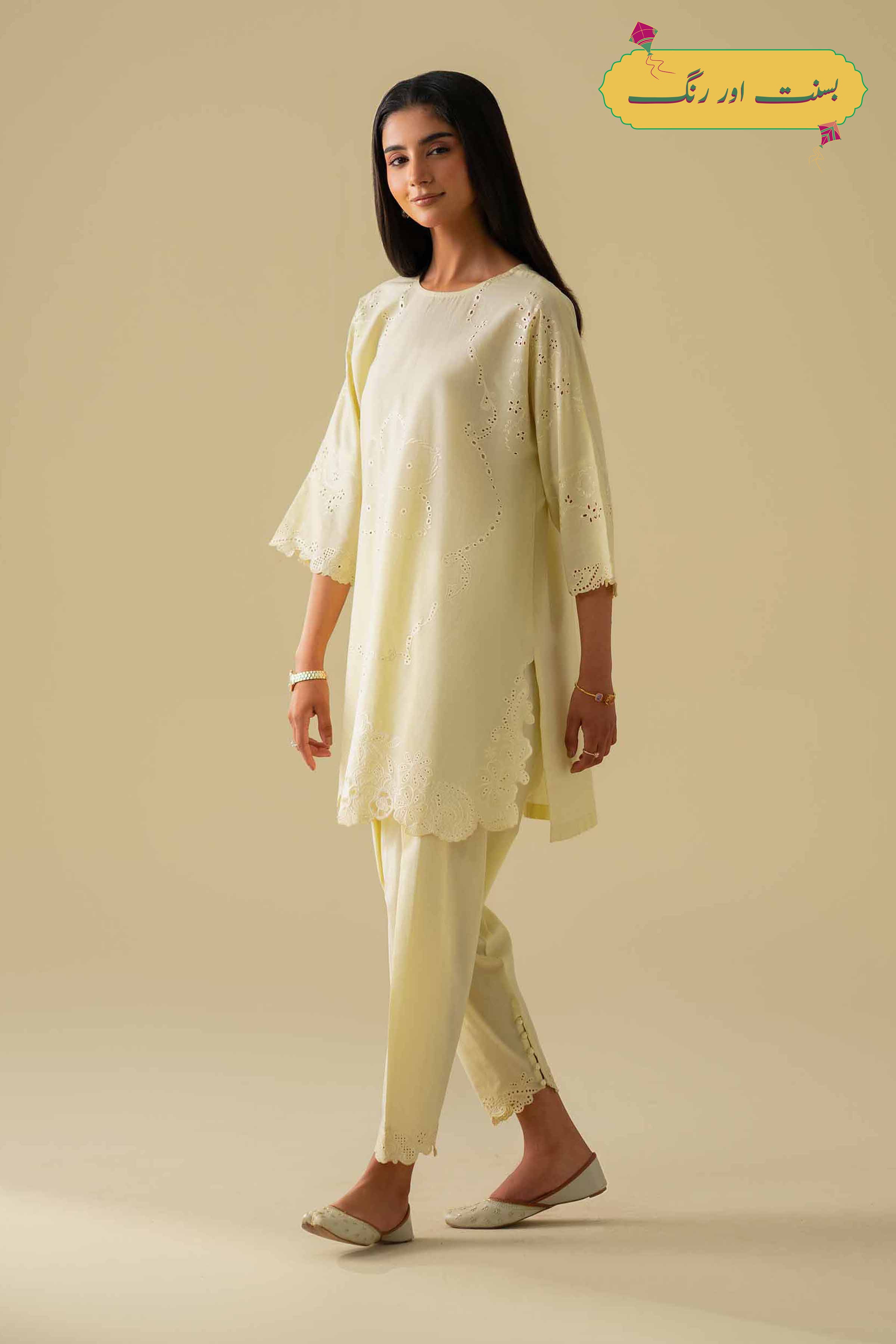 2 Piece - Embroidered Suit - KFE26-92 for Women - Pret Collection | Nishat | Shop Online