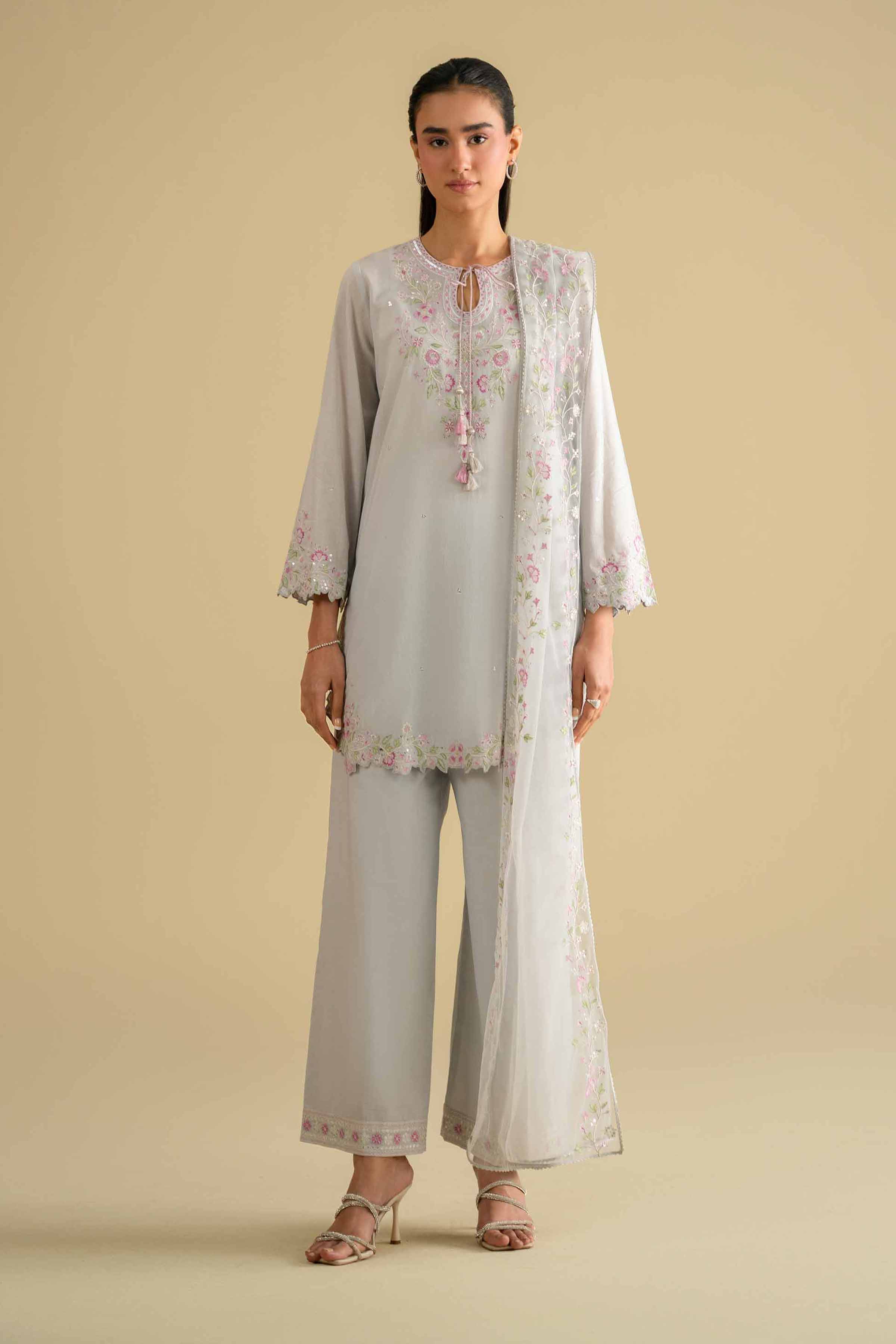 3 Piece - Embroidered Suit - KFE26-95 for Women - Pret Collection | Nishat | Shop Online