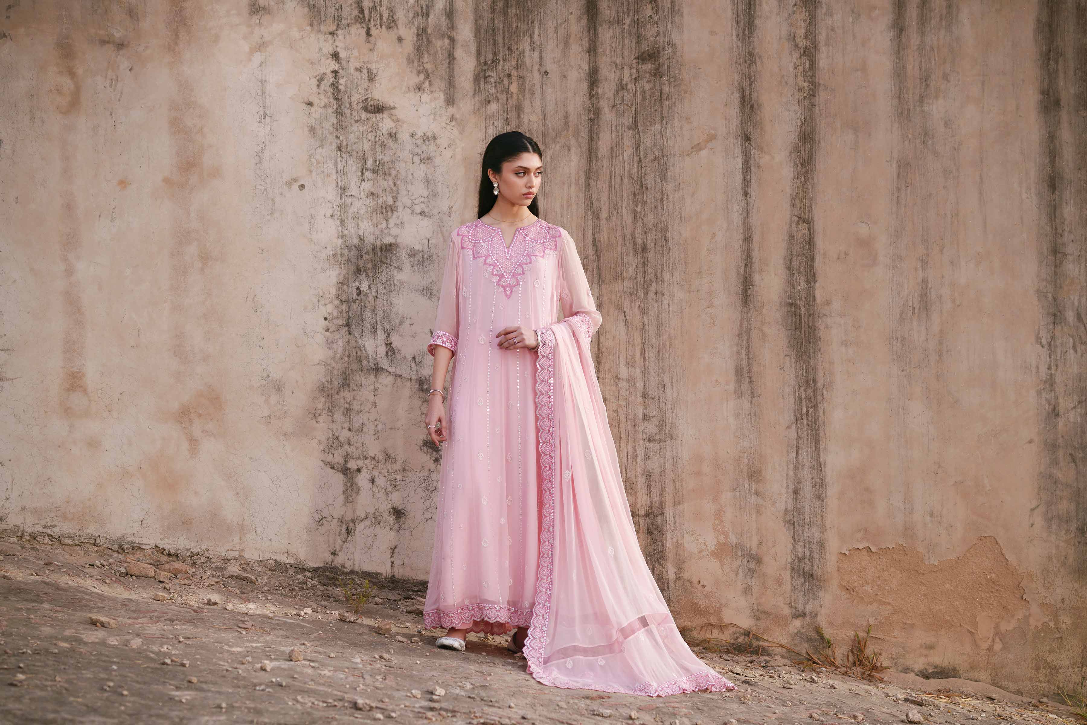 3 Piece - Embroidered Suit - KFE26-99 for Women - Pret Collection | Nishat | Shop Online