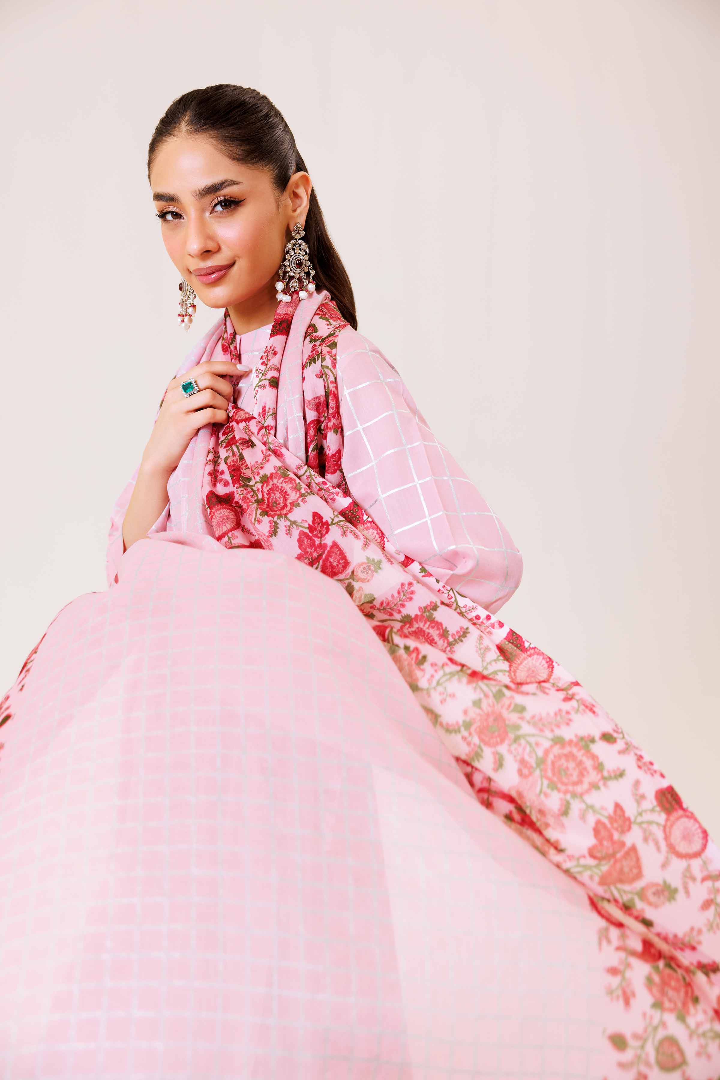 3 Piece - Printed Suit - KFS24-78