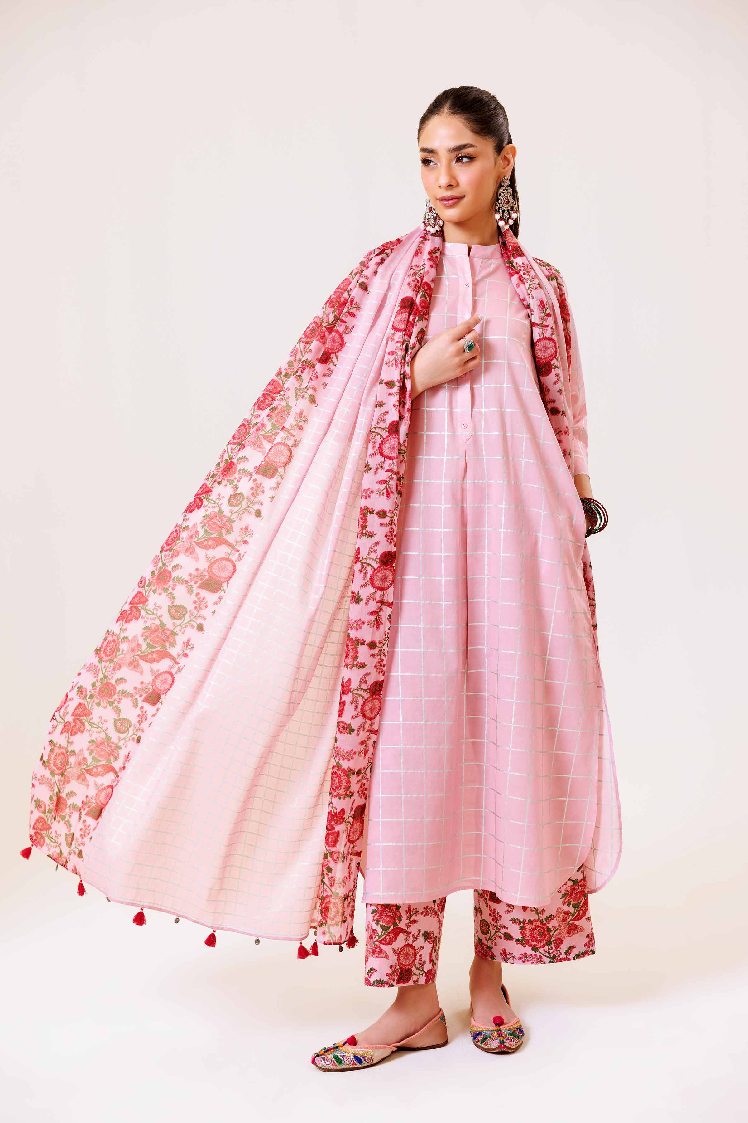3 Piece - Printed Suit - KFS24-78