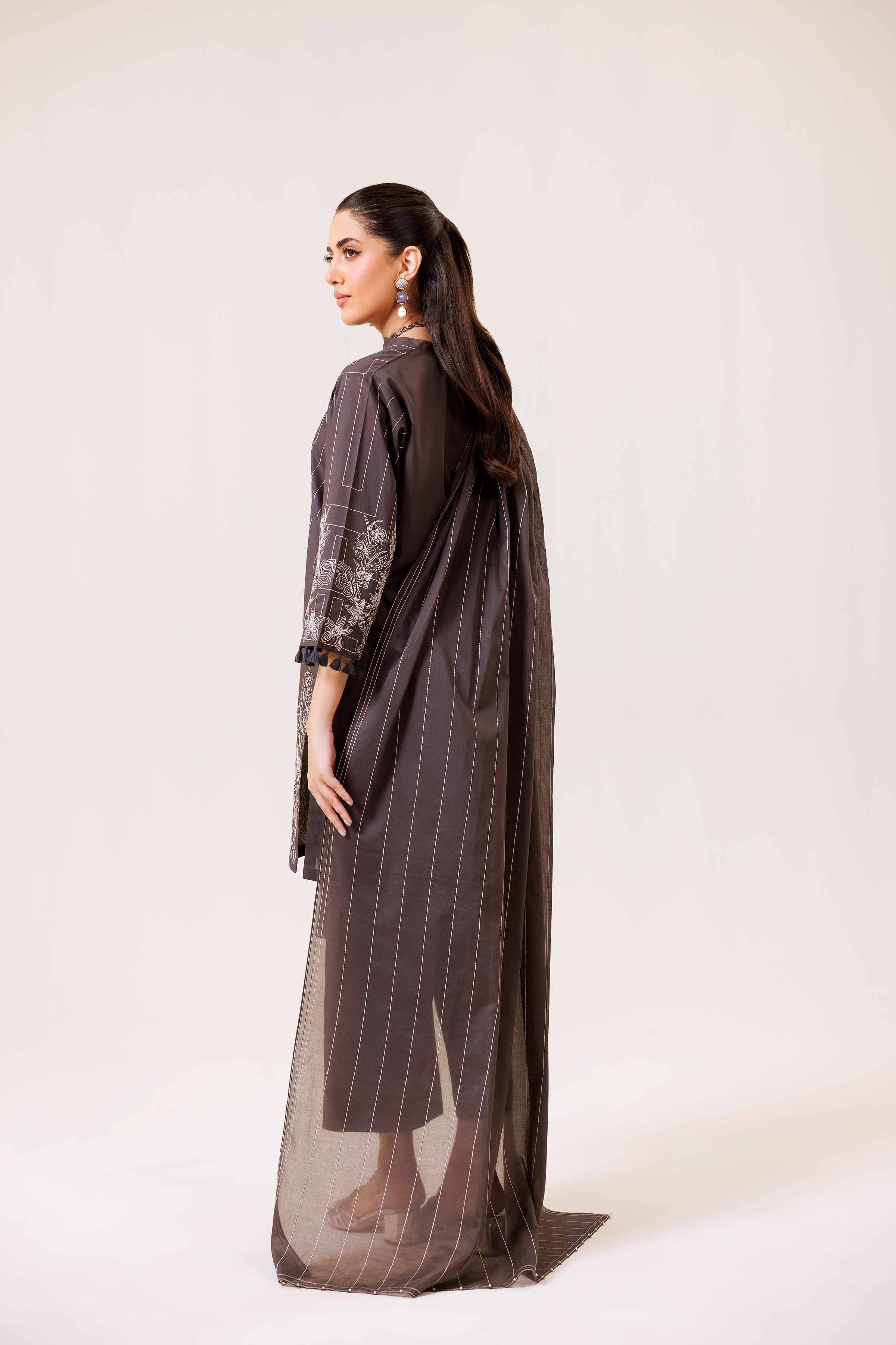 3 Piece - Embroidered Suit - KFS24-86