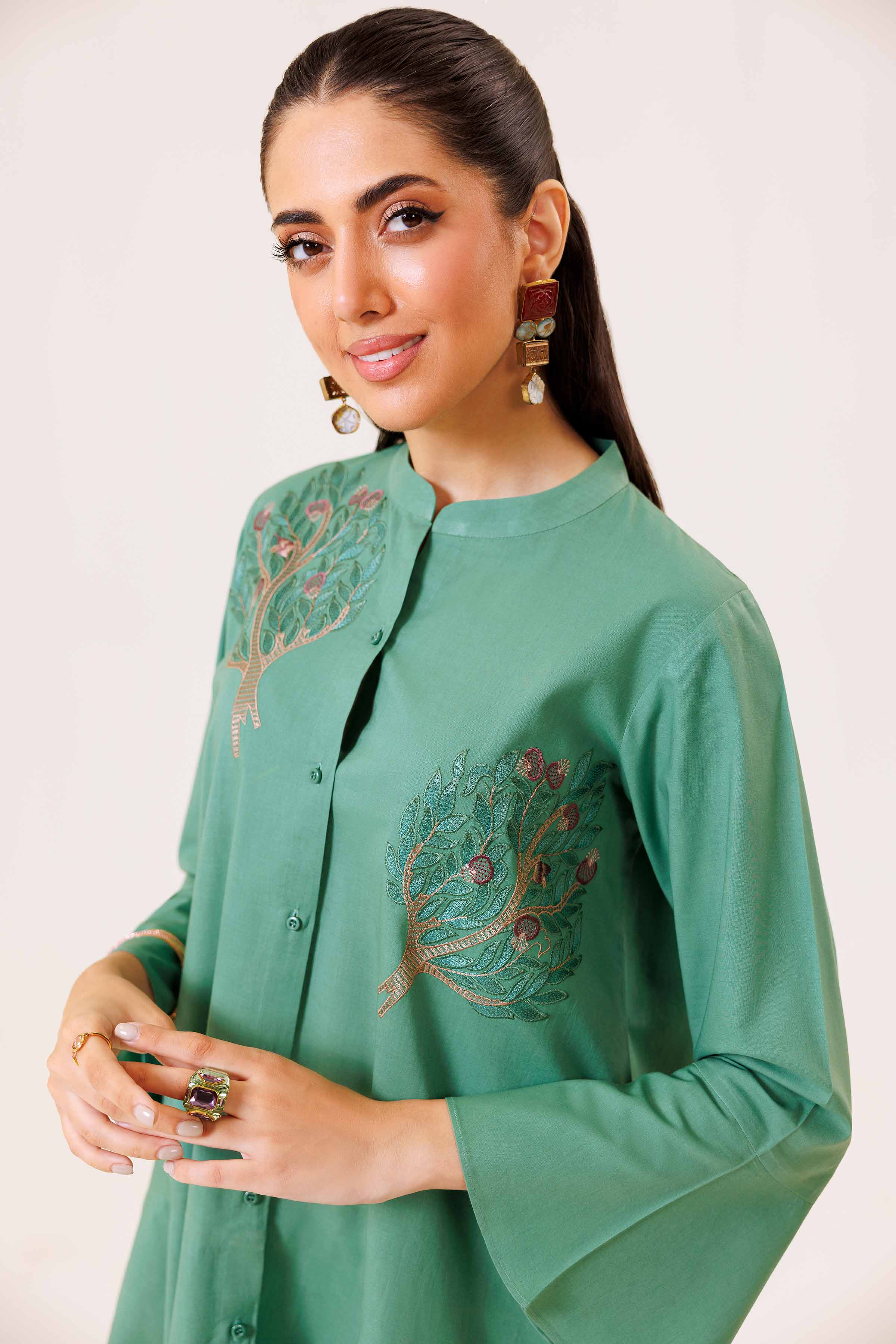 2 Piece - Embroidered Suit - KFS24-98