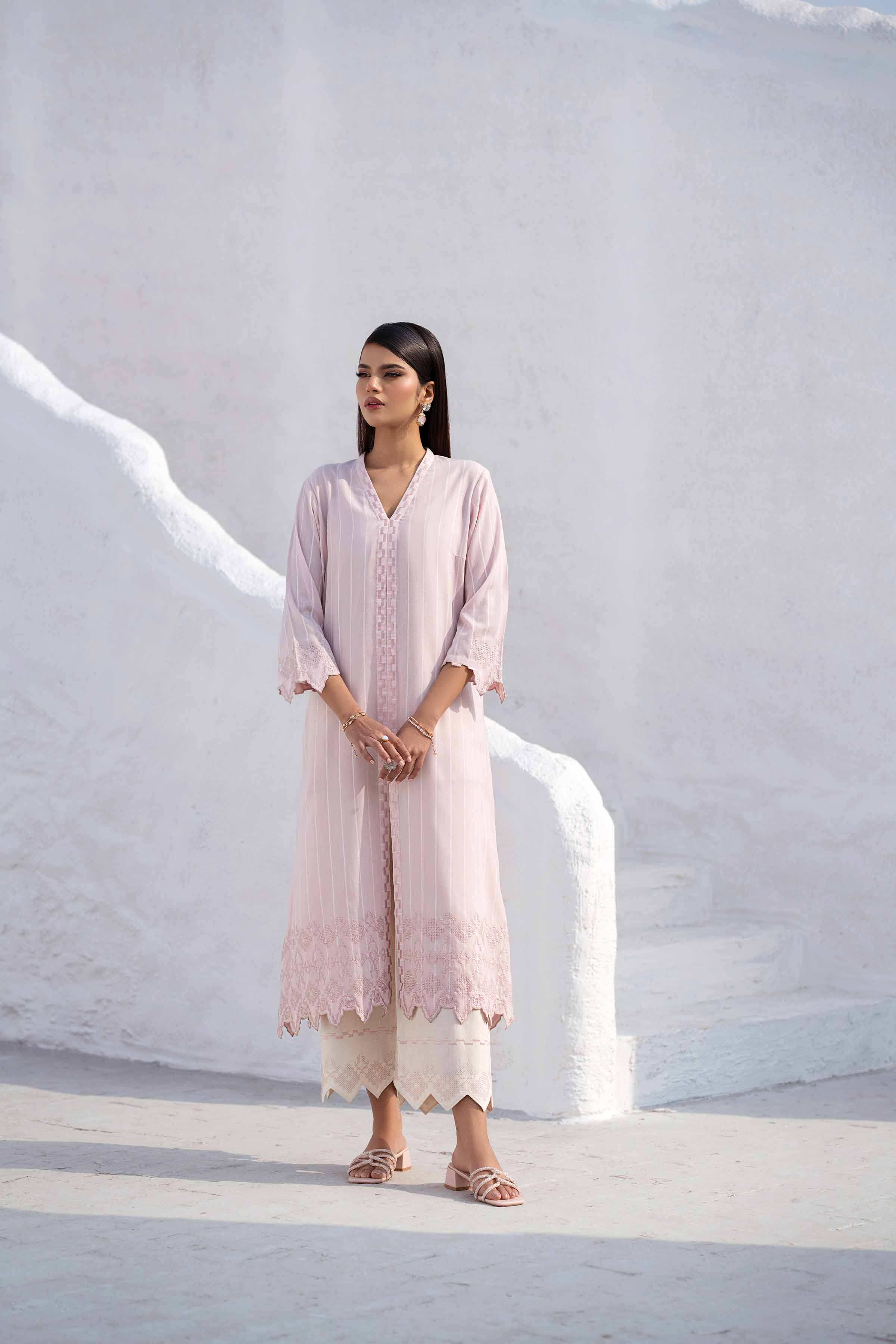 2 Piece - Embroidered Suit - KFS25-03