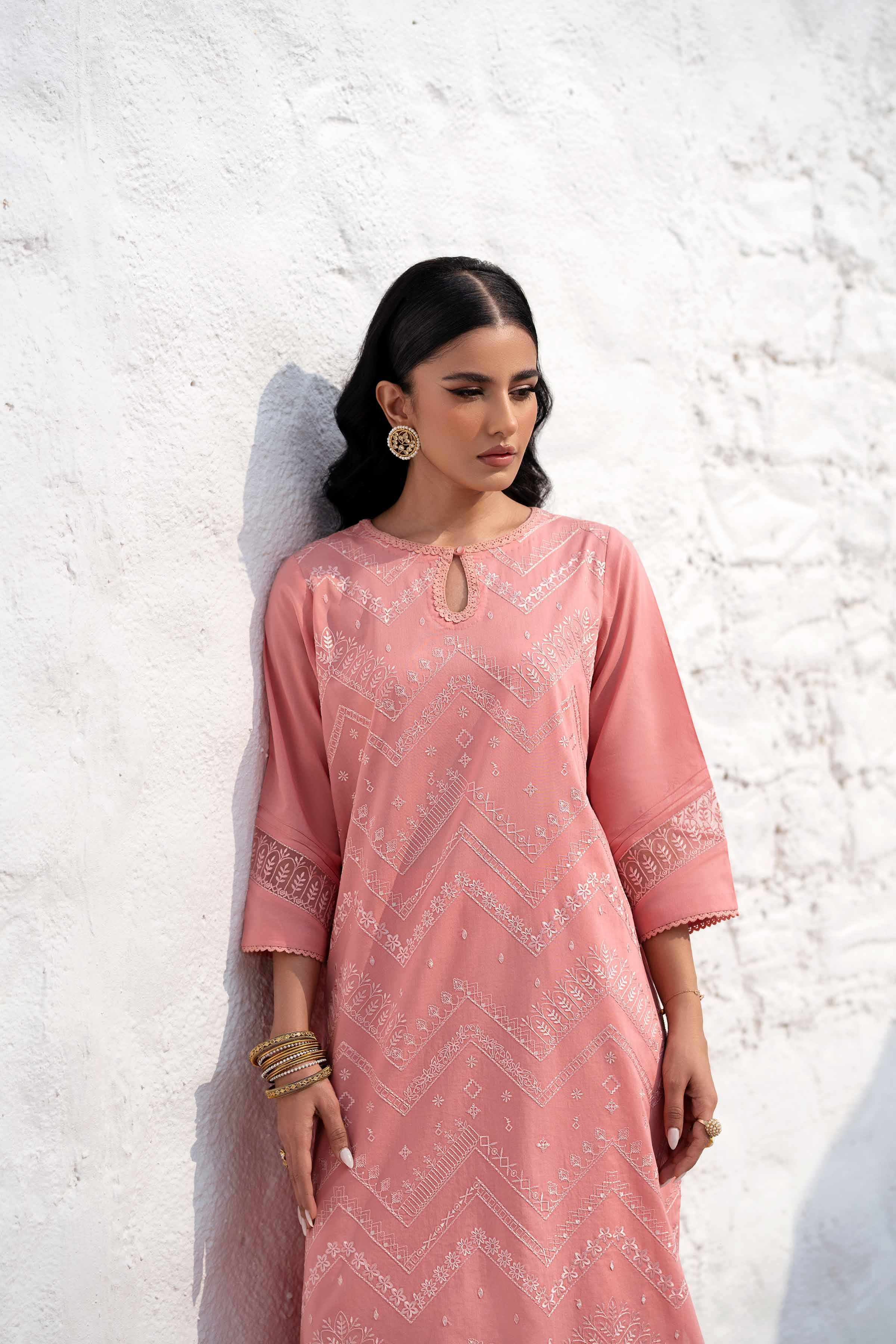 2 Piece - Embroidered Suit - KFS25-08