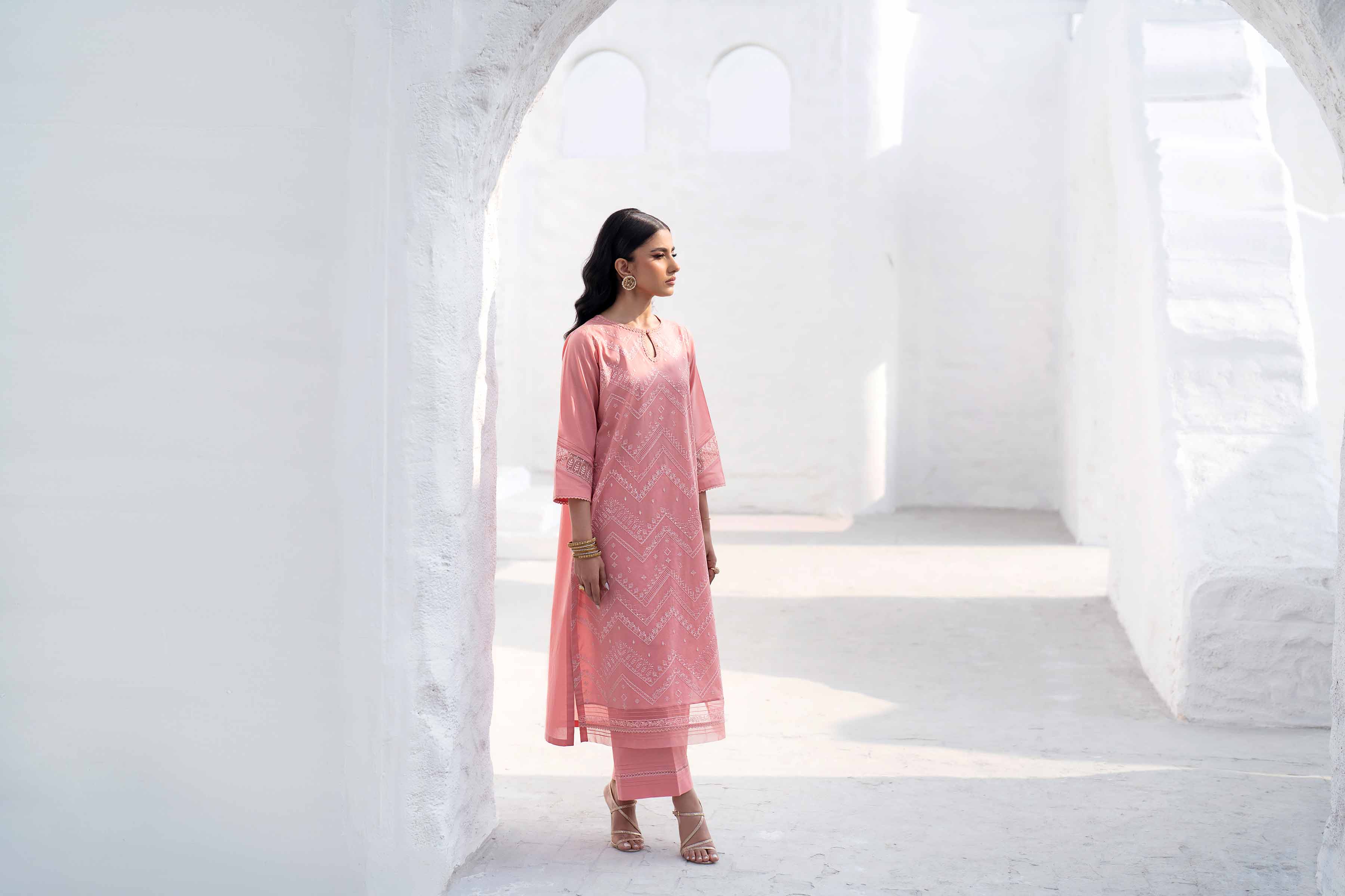 2 Piece - Embroidered Suit - KFS25-08