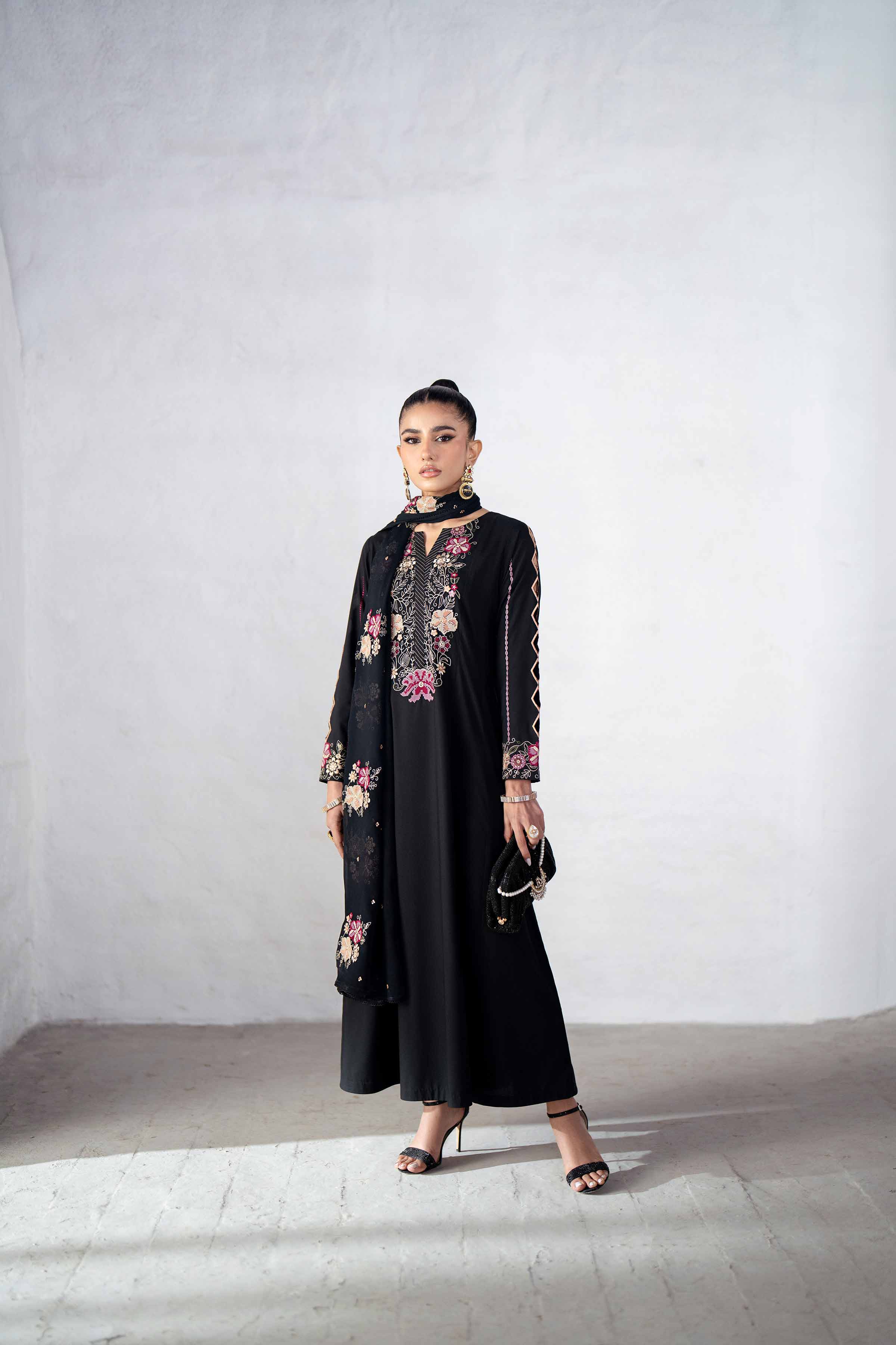 2 Piece - Embroidered Suit - KFS25-10