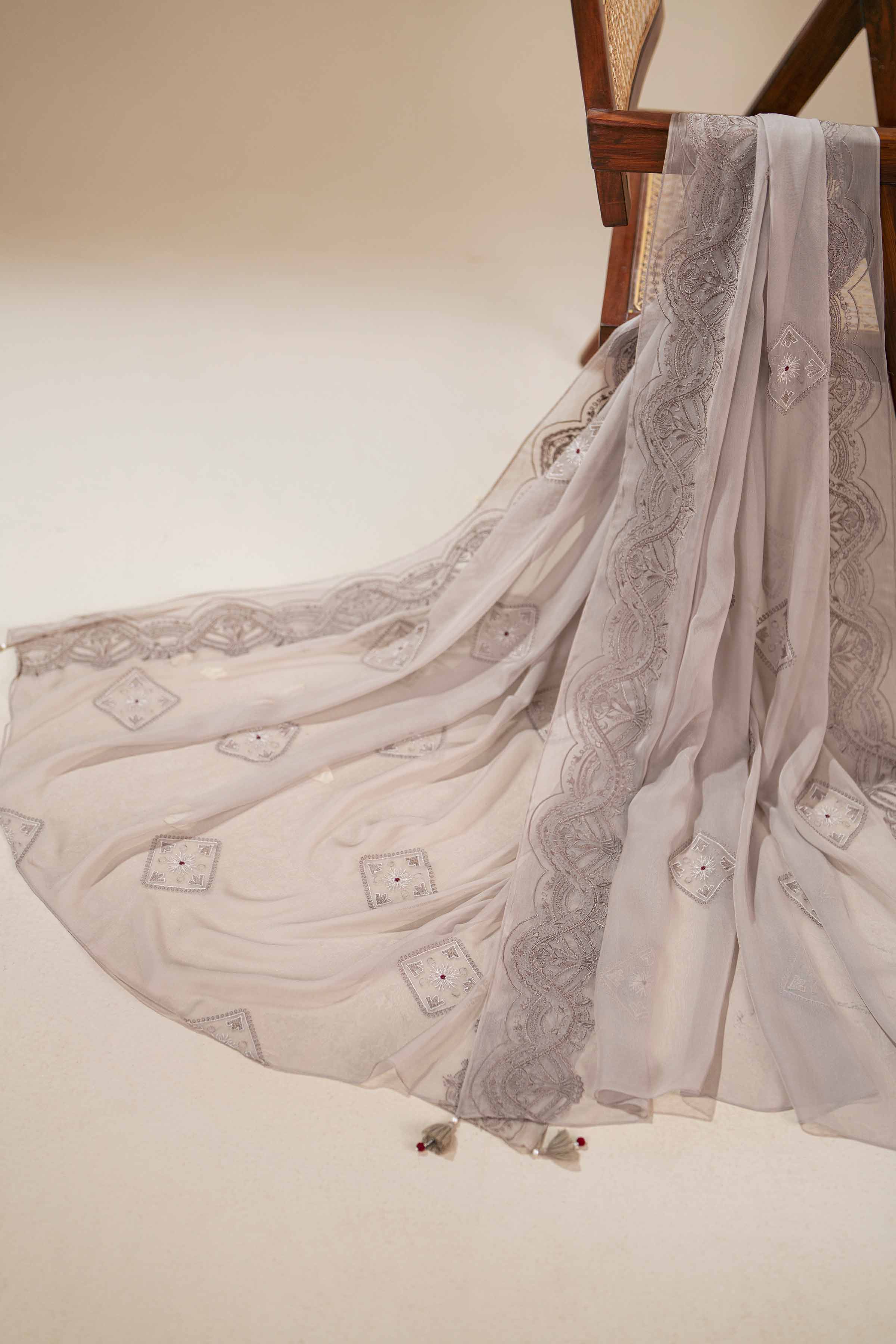 1 Piece - Embroidered Dupatta - KFS25-101 - for Women - Pret Collection | Nishat | Shop Online