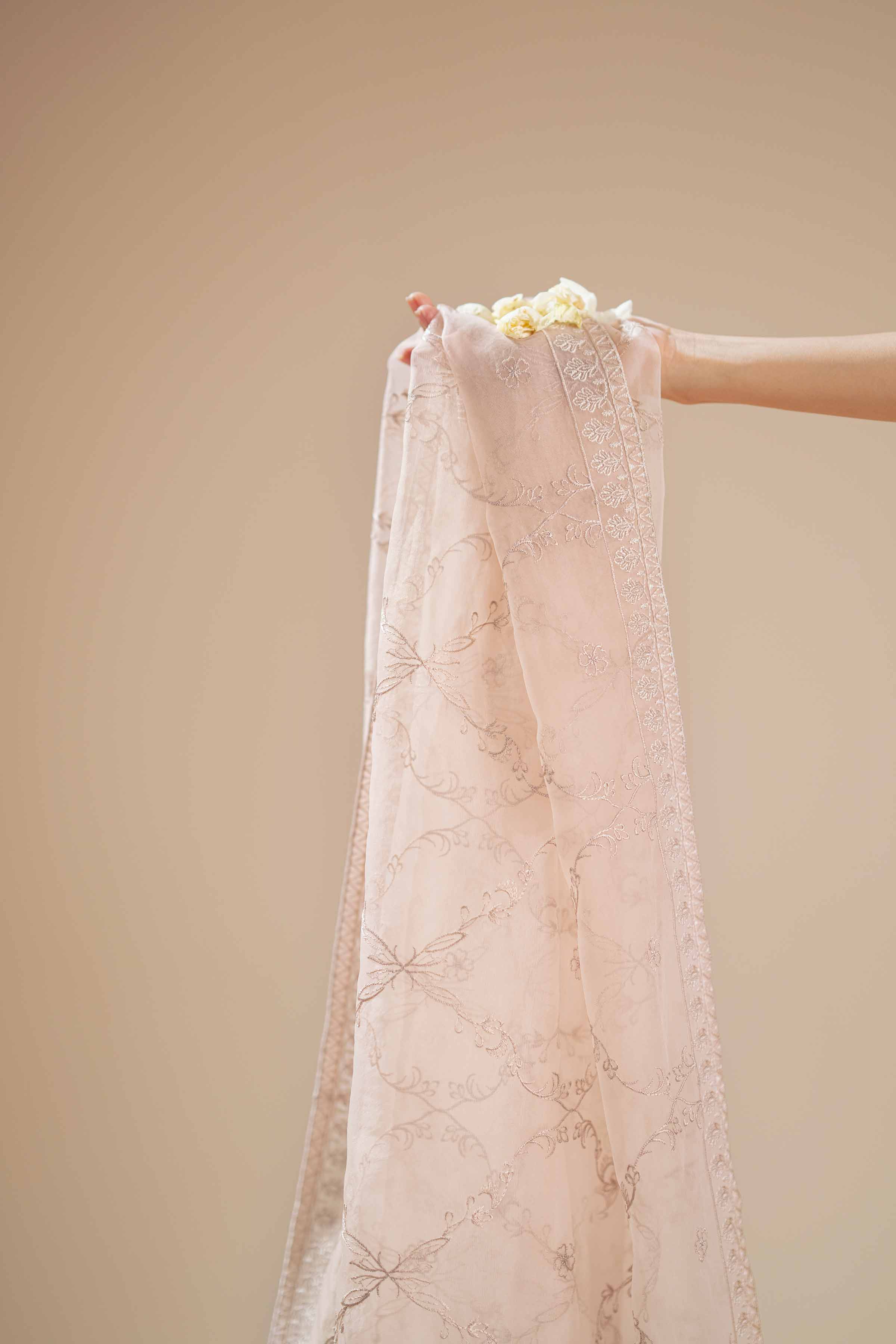 1 Piece - Embroidered Dupatta - KFS25-103 - for Women - Pret Collection | Nishat | Shop Online
