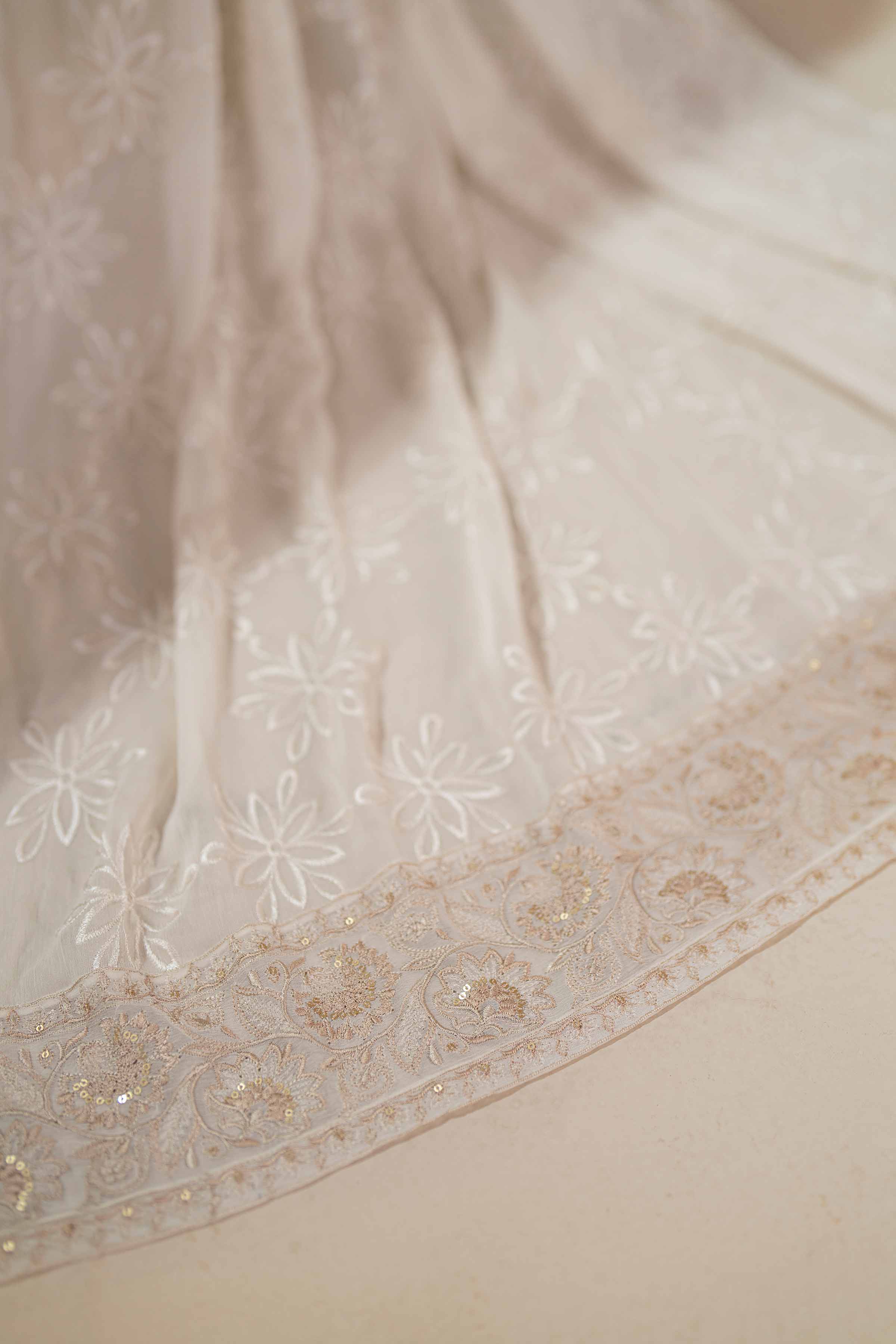 Embroidered Dupatta - KFS25-104