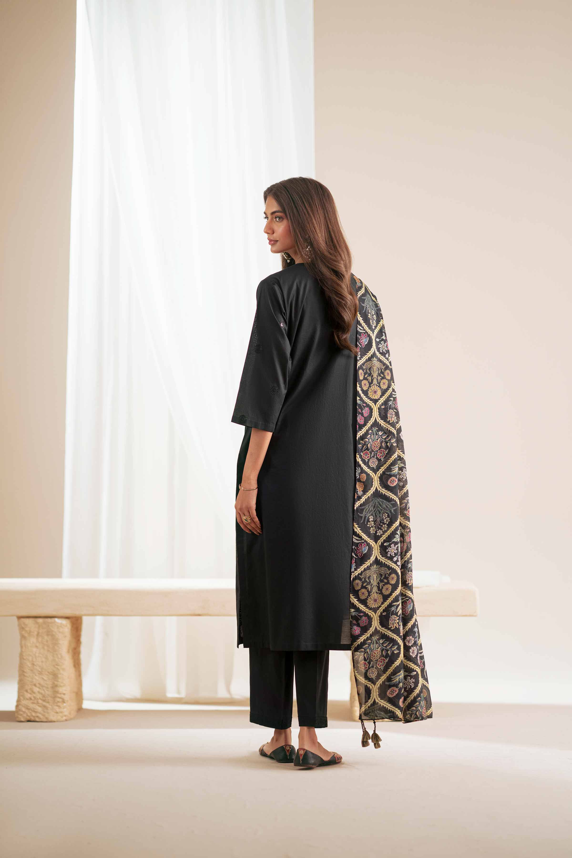 3 Piece - Embroidered Suit - KFS25-109 - for Women - Pret Collection | Nishat | Shop Online