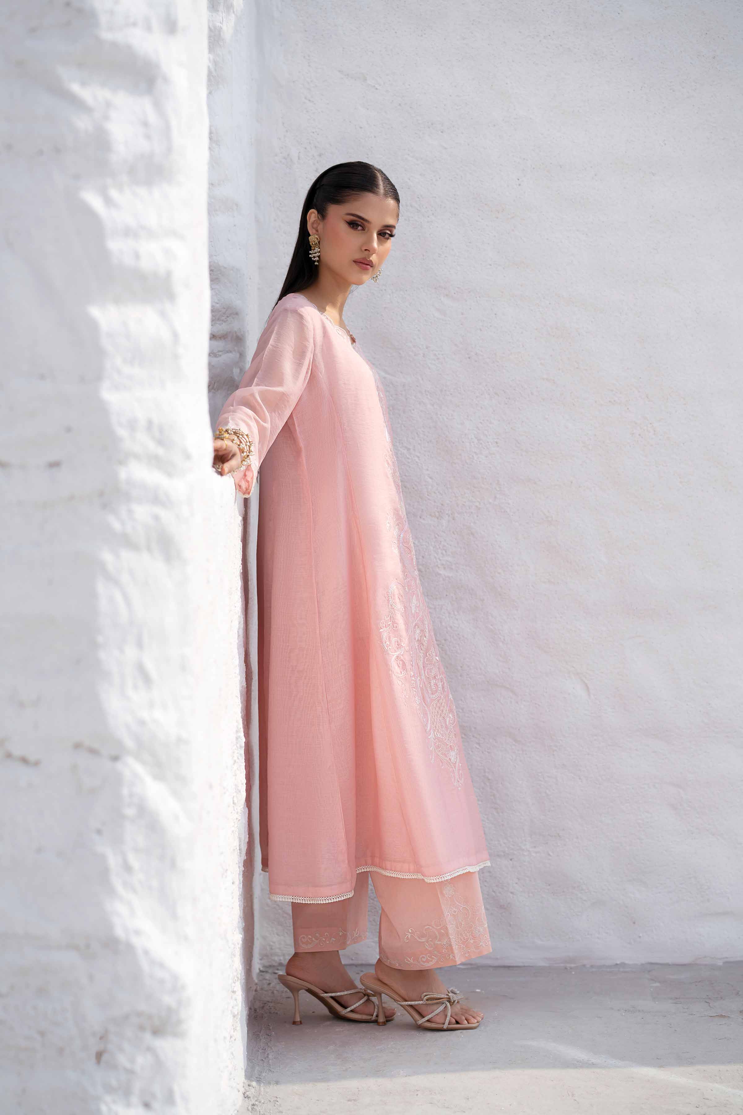 2 Piece - Embroidered Suit - KFS25-11