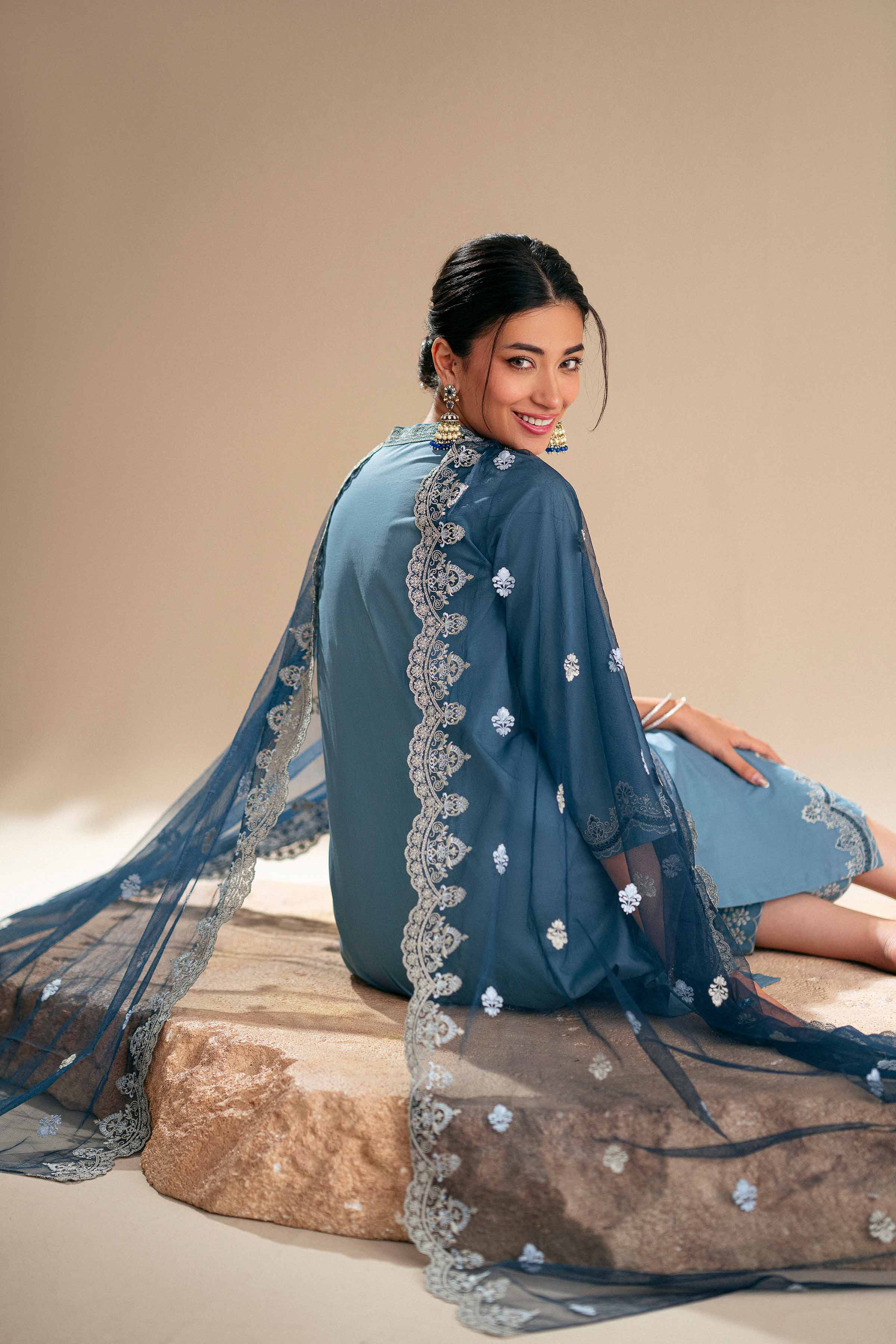 3 Piece - Embroidered Suit - KFS25-122 - for Women - Pret Collection | Nishat | Shop Online
