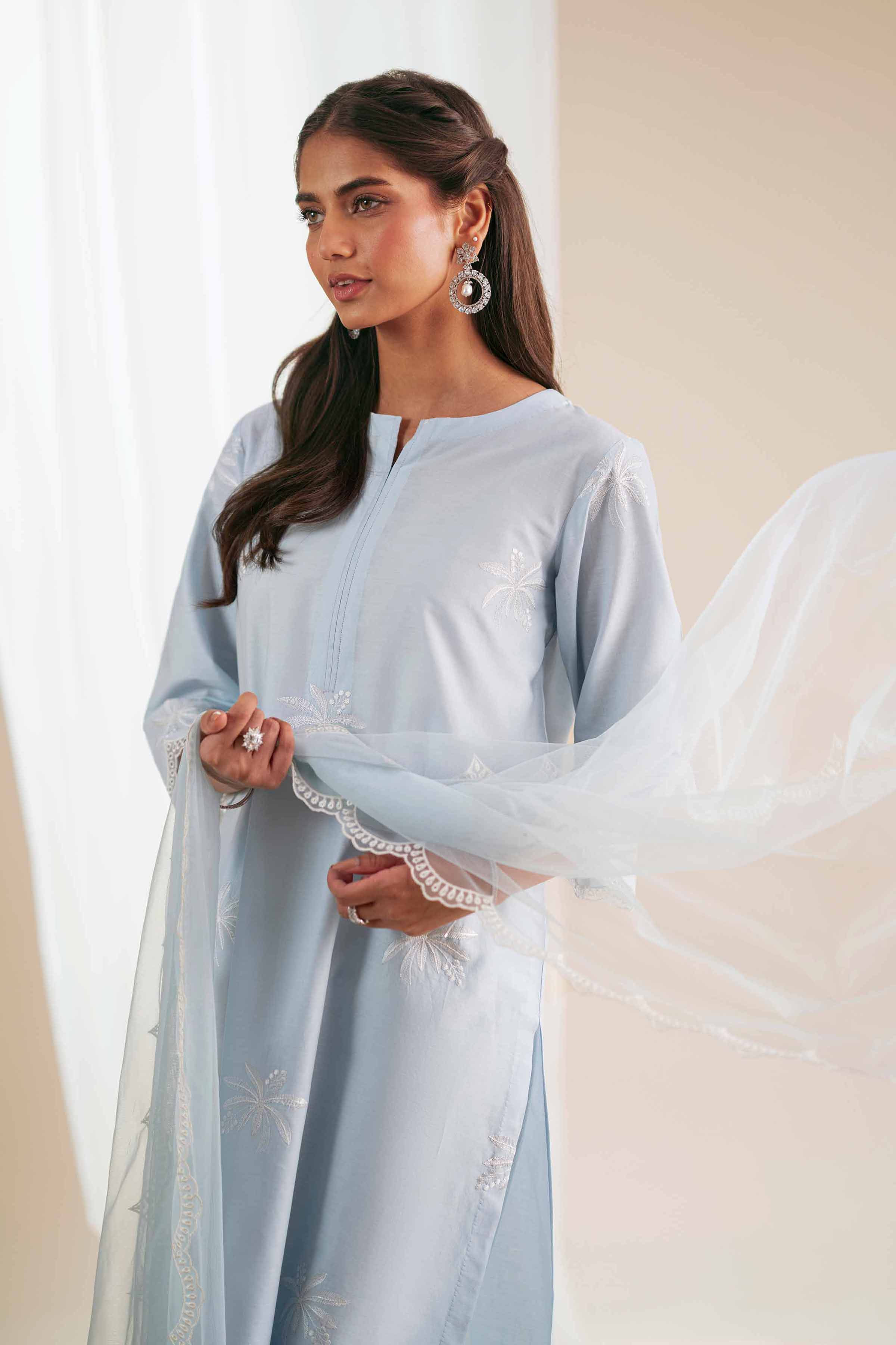 3 Piece - Embroidered Suit - KFS25-125 - for Women - Pret Collection | Nishat | Shop Online