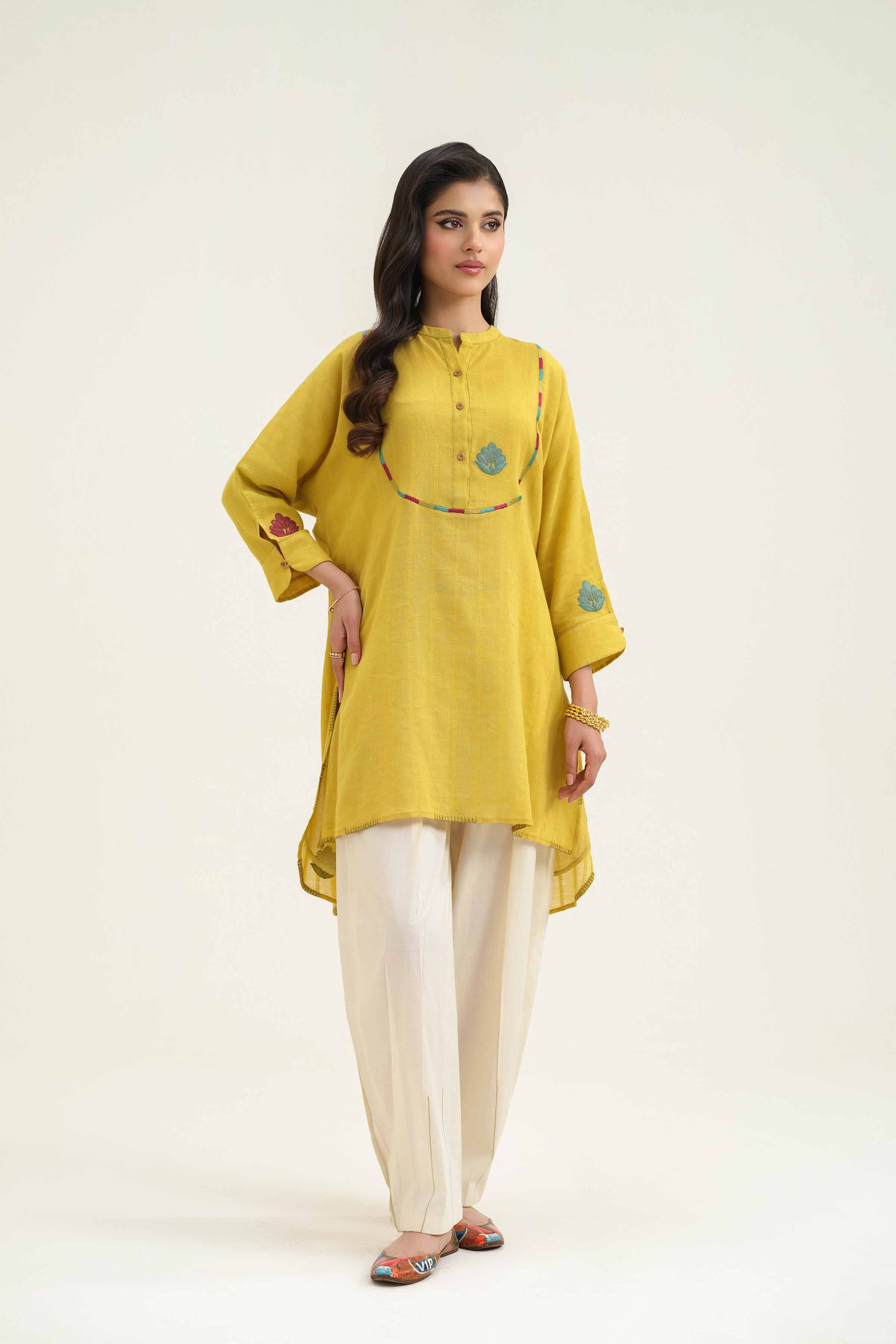 2 Piece - Embroidered Suit - KFS25-16