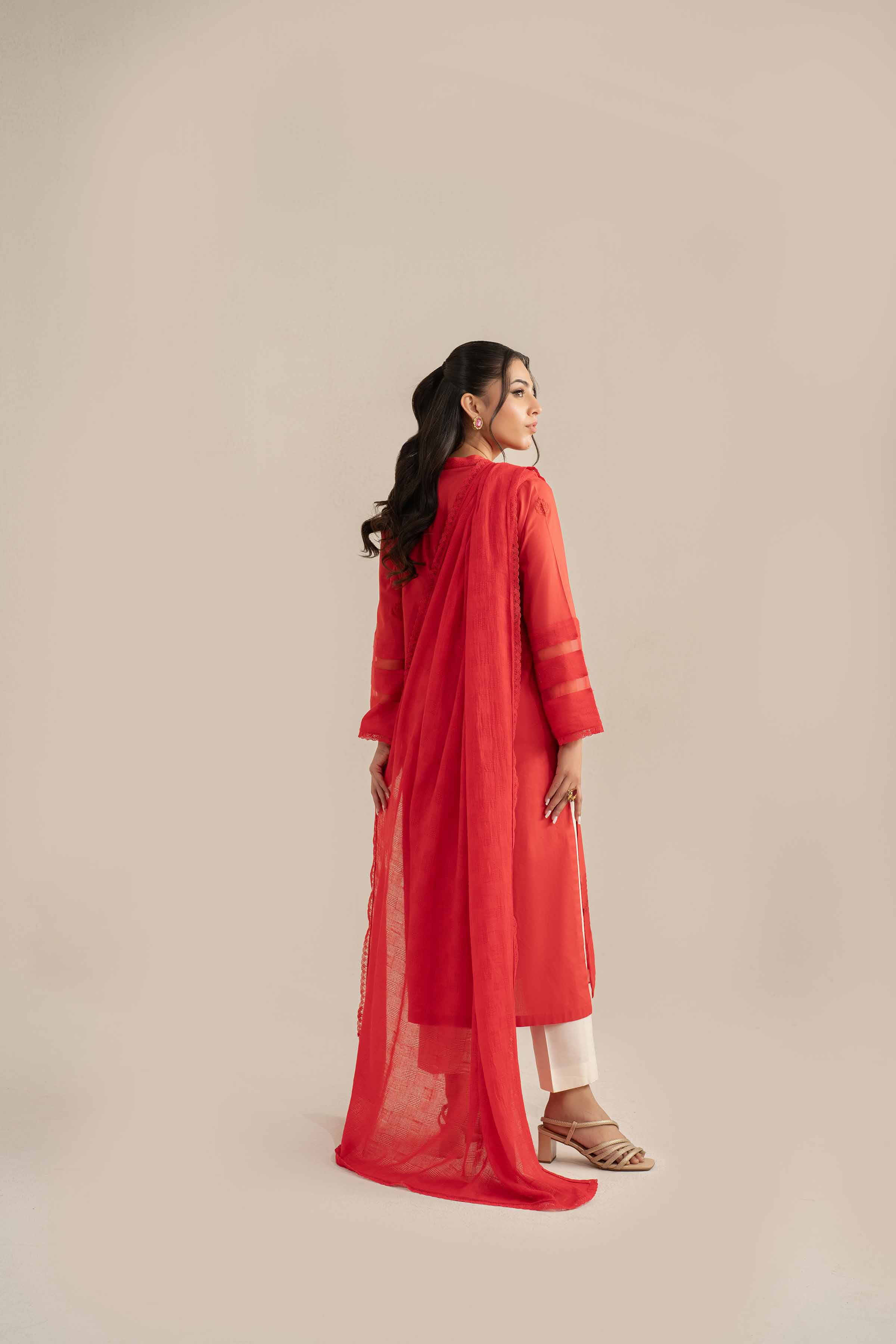 2 Piece - Embroidered Suit - KFS25-19