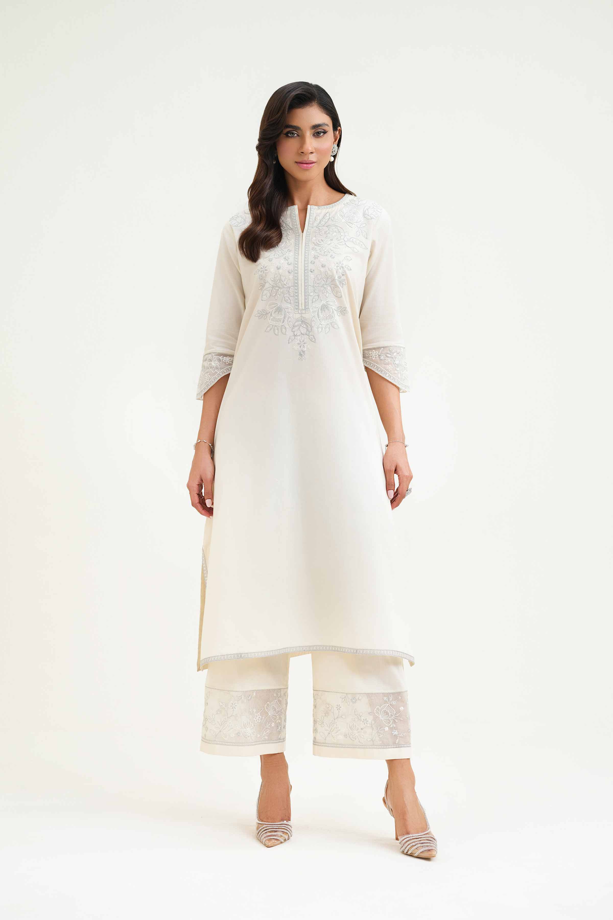 2 Piece - Embroidered Suit - KFS25-22