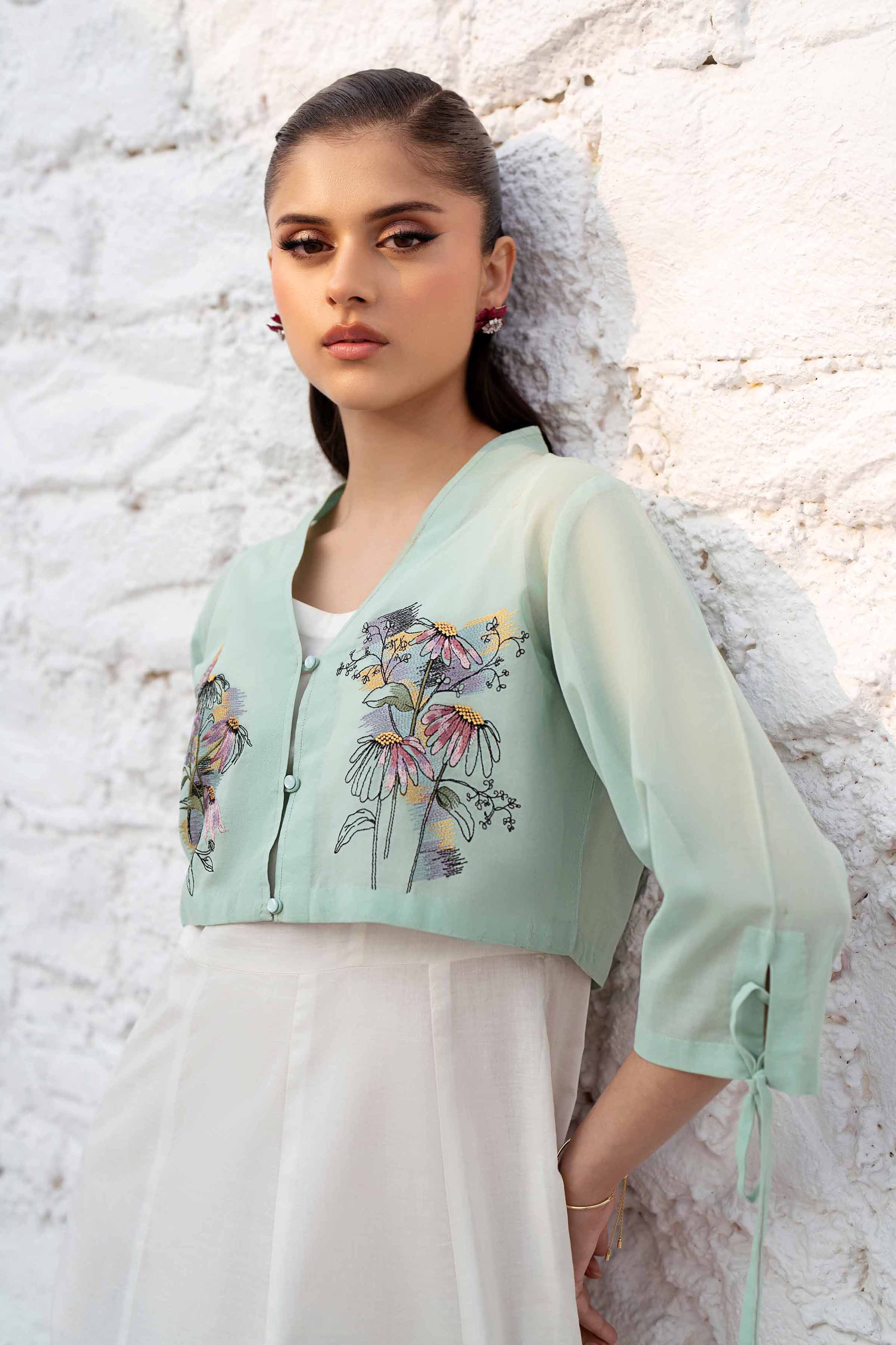 2 Piece - Embroidered Suit - KFS25-24