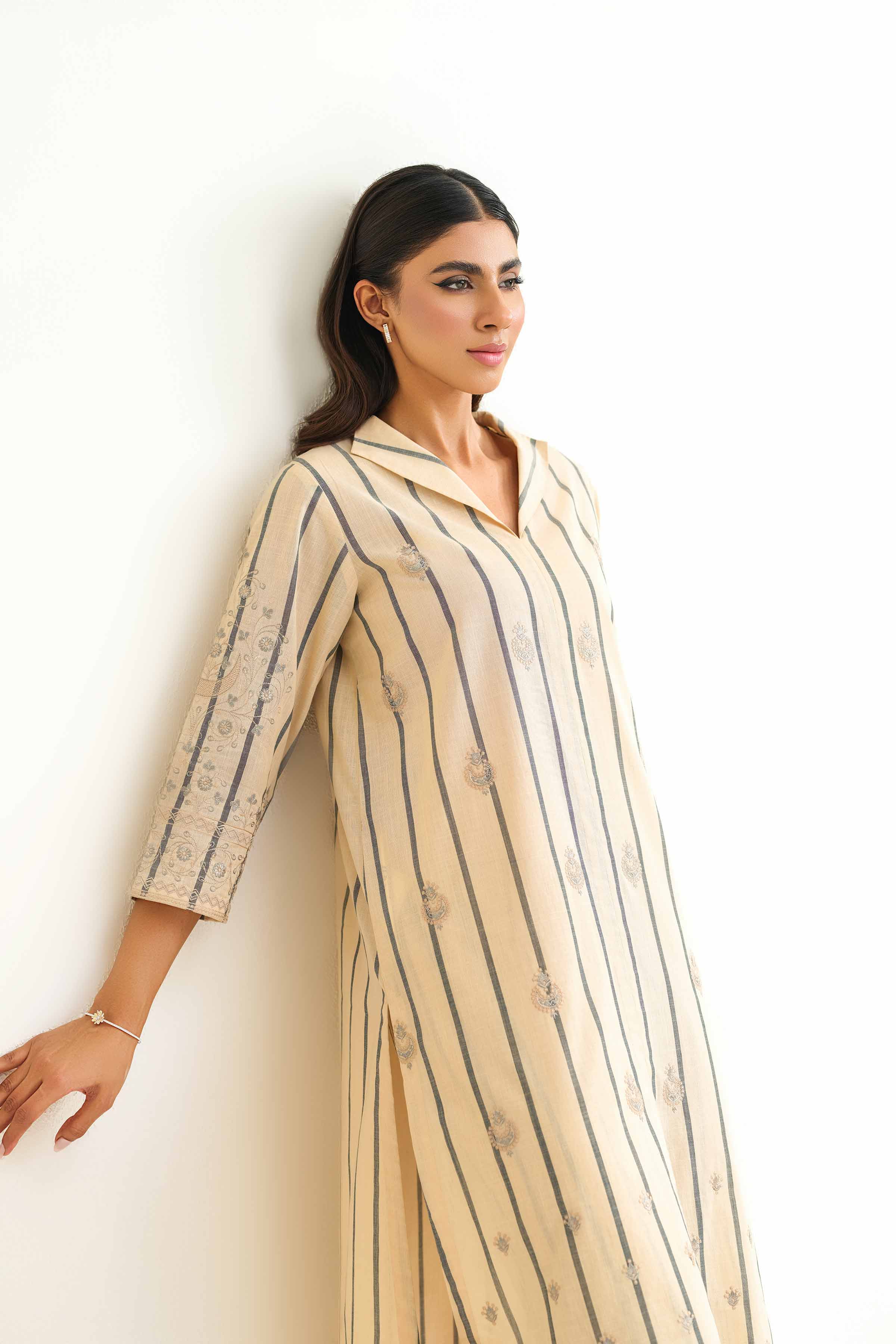 2 Piece - Embroidered Suit - KFS25-27