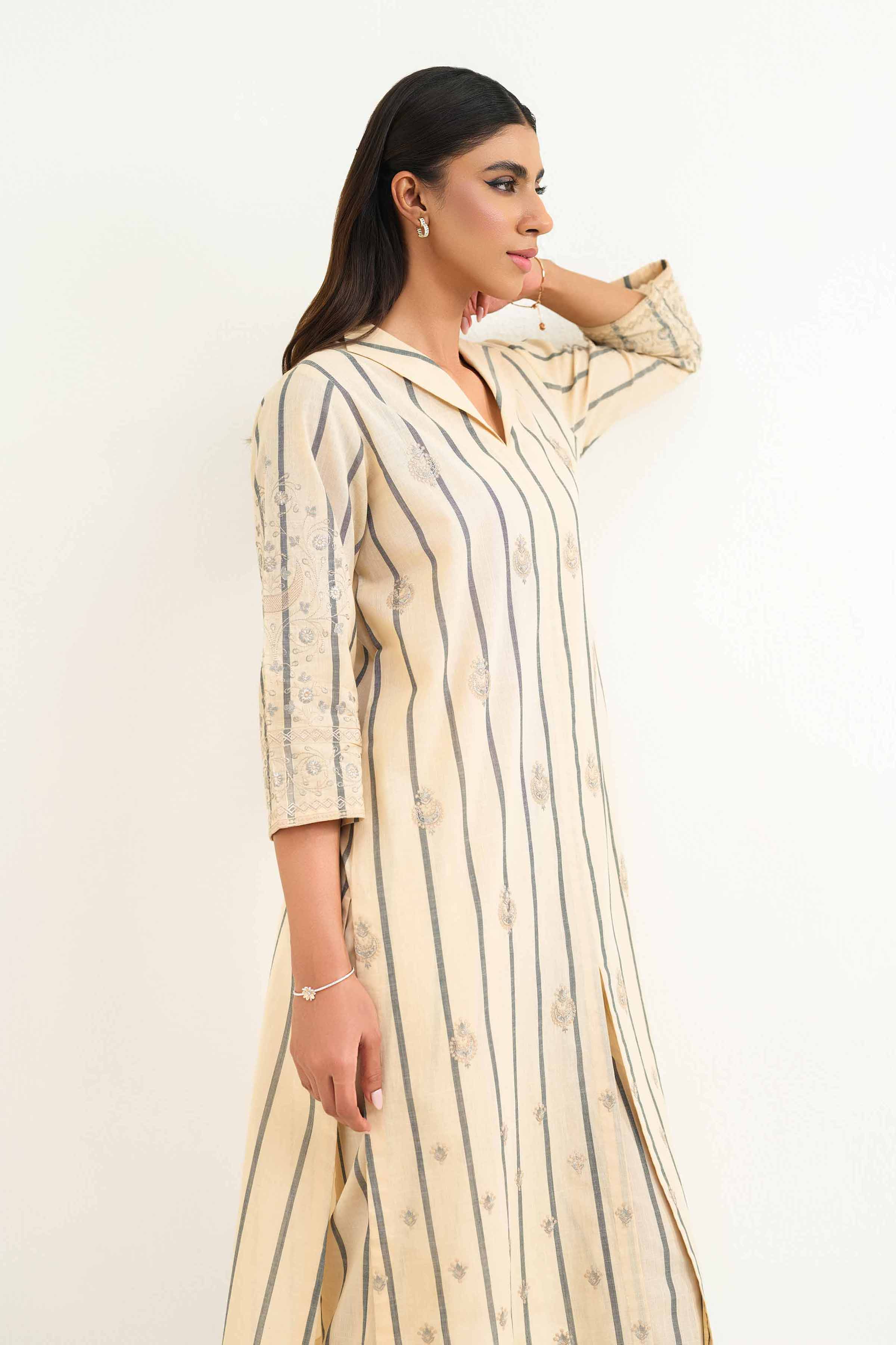 2 Piece - Embroidered Suit - KFS25-27
