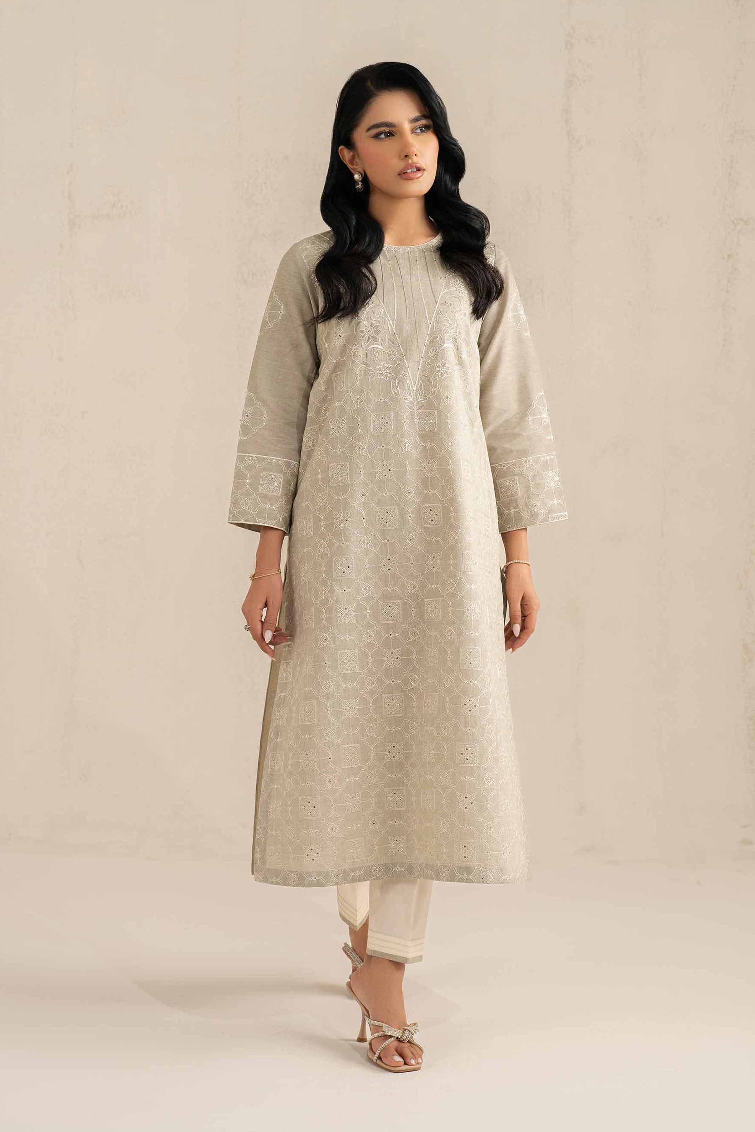 2 Piece - Embroidered Suit - KFS25-30
