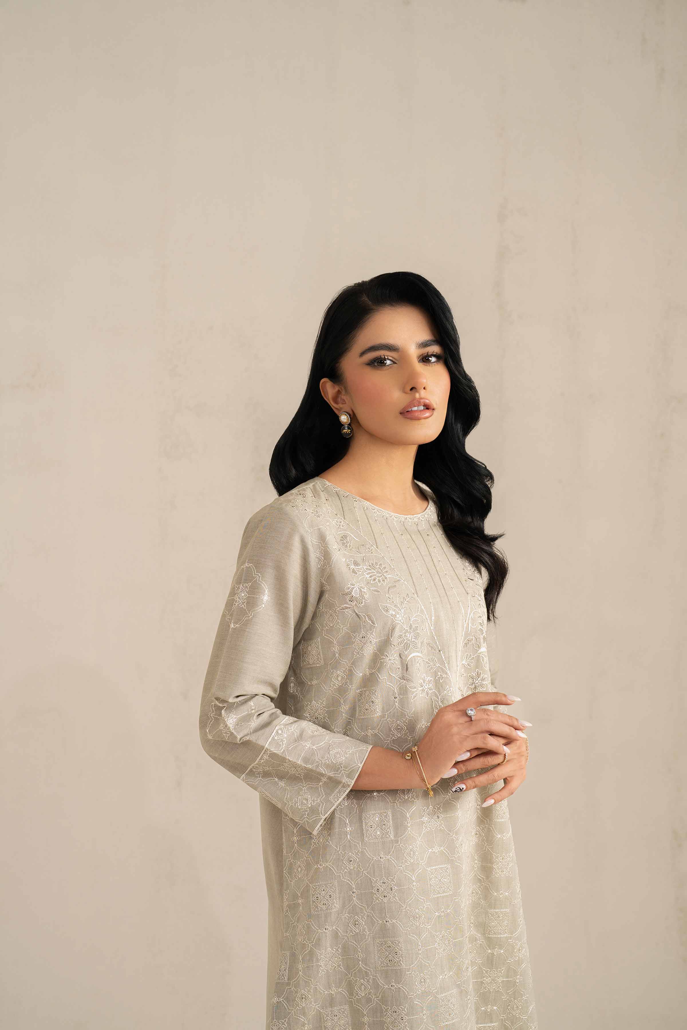 2 Piece - Embroidered Suit - KFS25-30