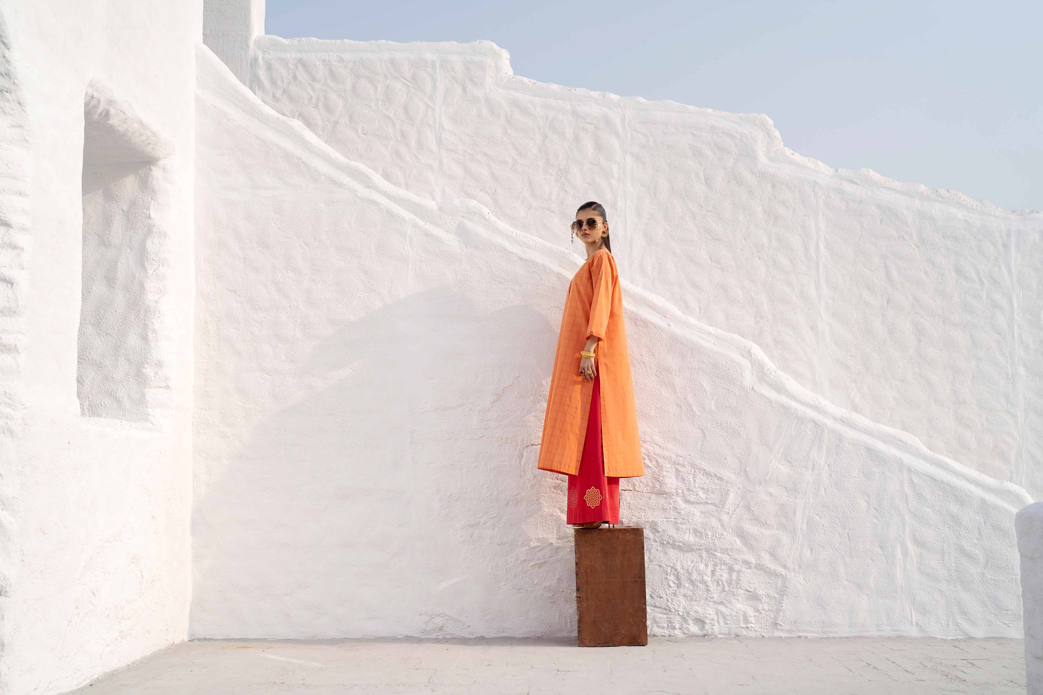 2 Piece - Embroidered Suit - KFS25-32