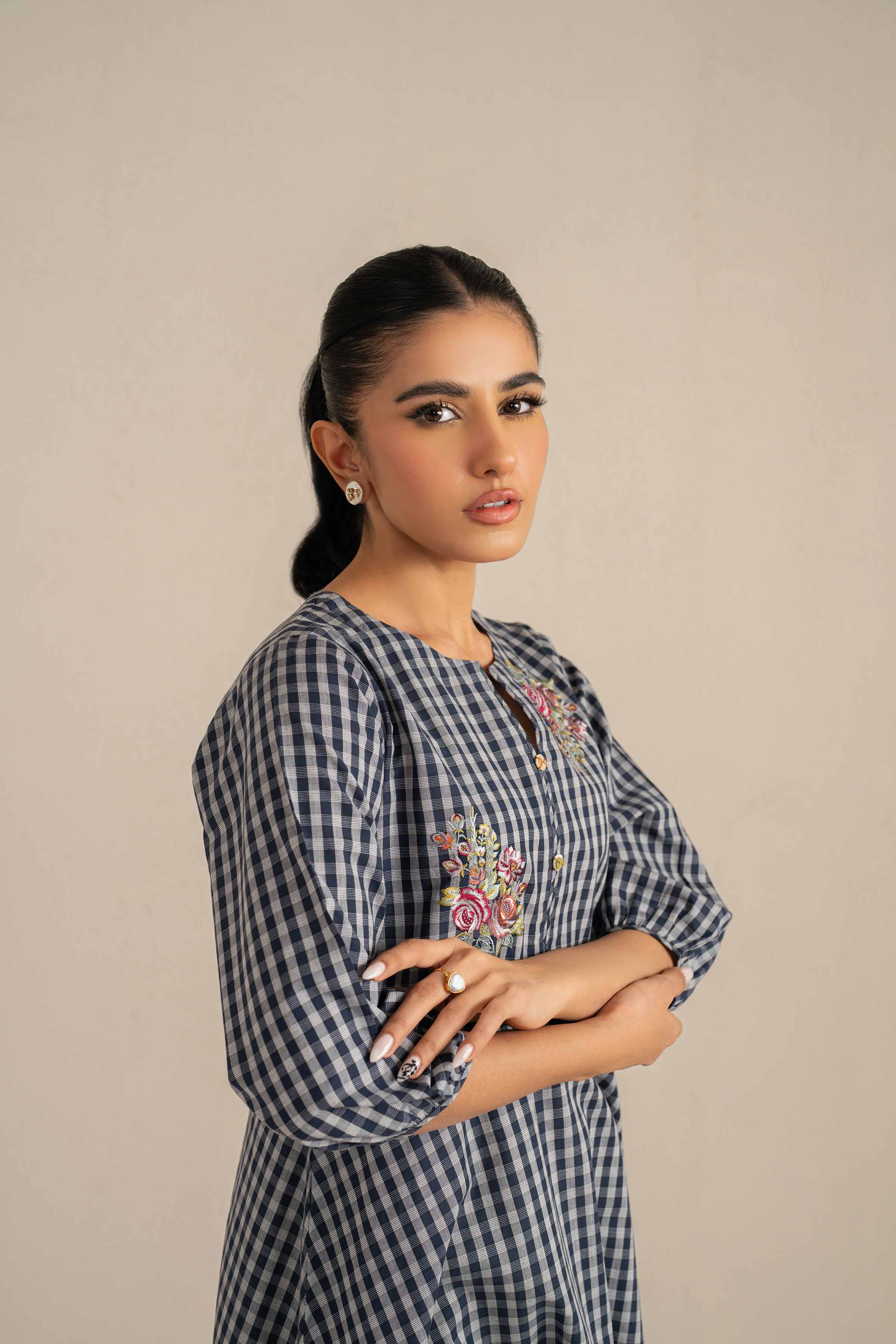 Embroidered Dress - KFS25-33