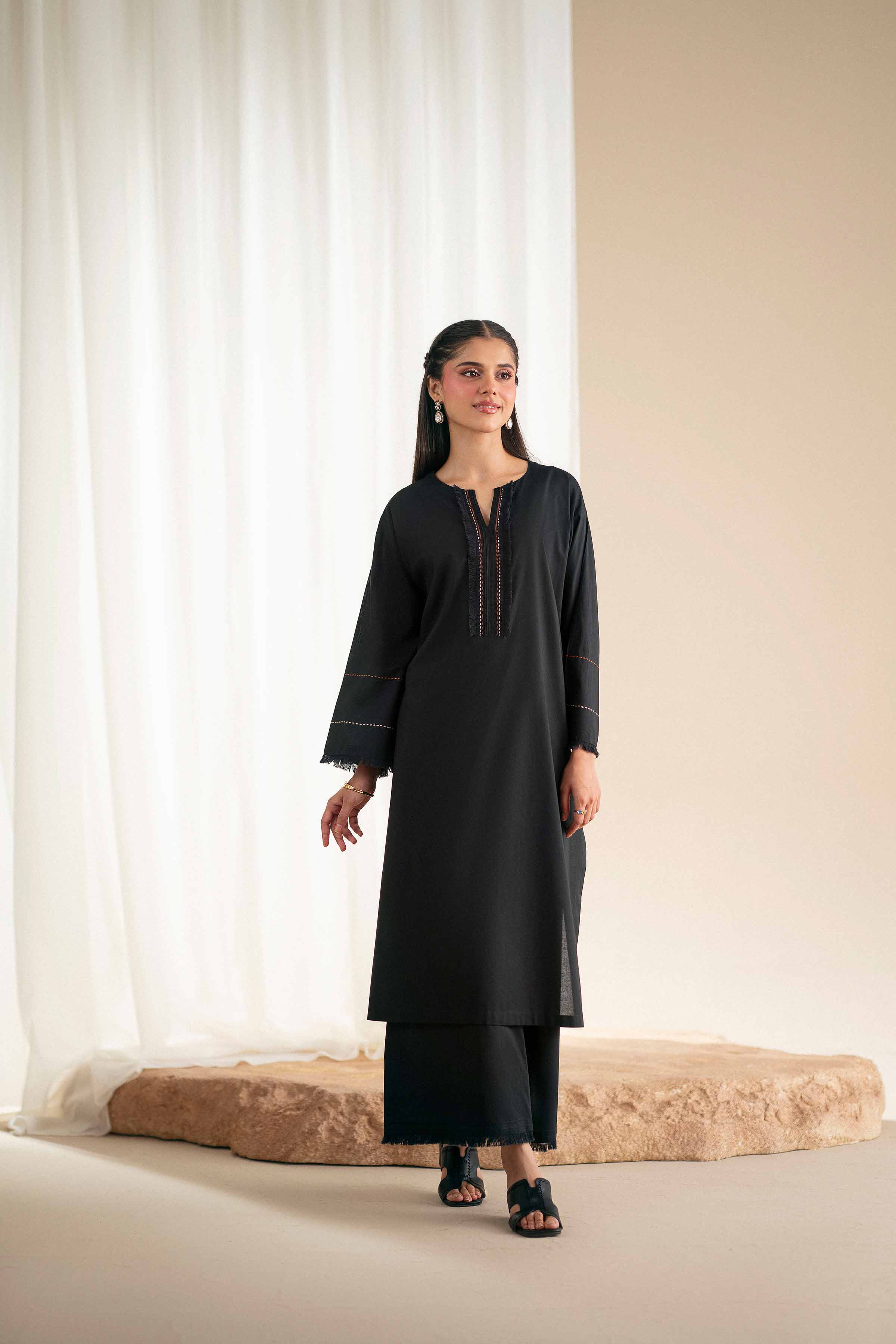 2 Piece - Embroidered Suit - KFS25-79