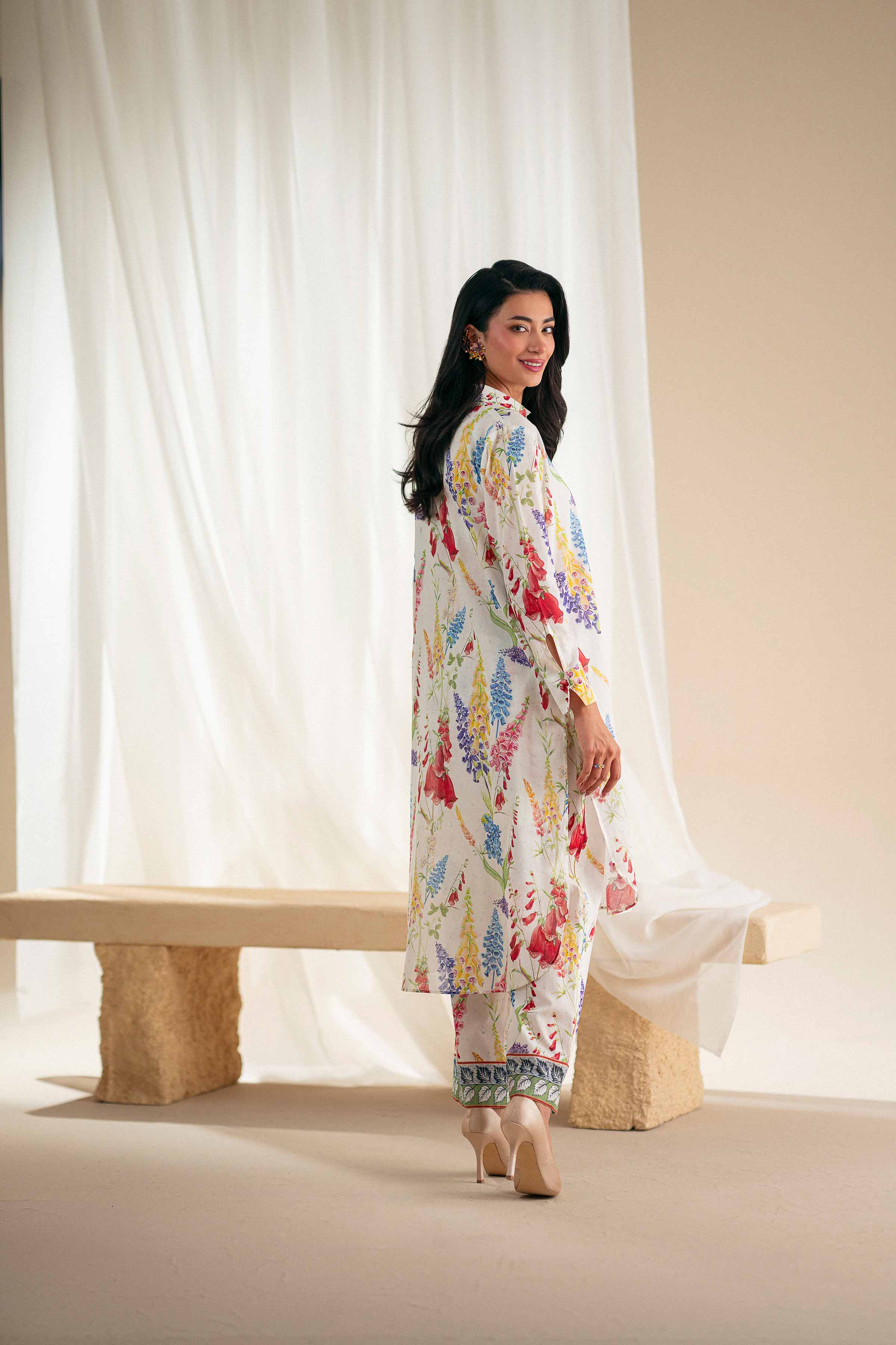 2 Piece - Embroidered Suit - KFS25-87