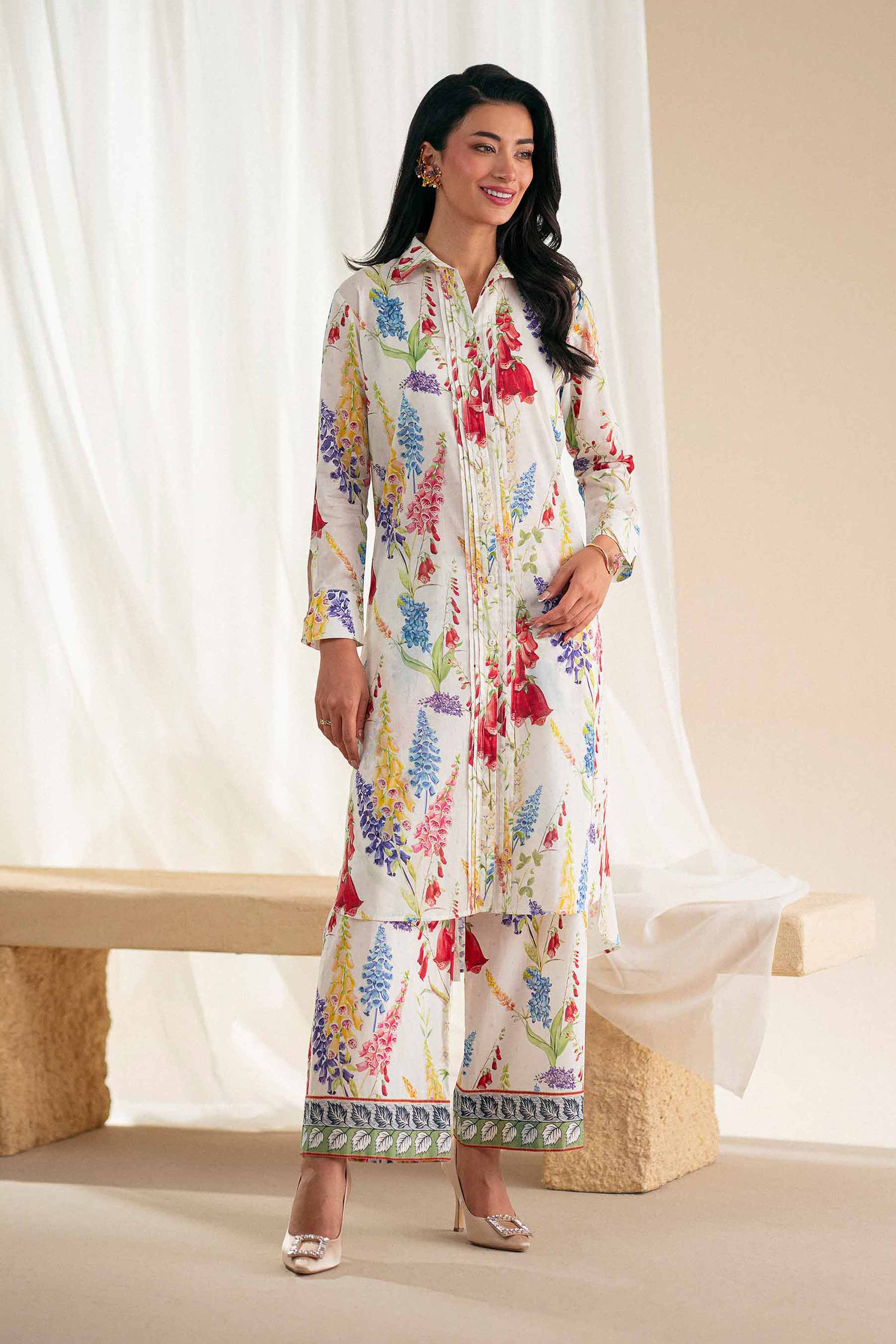 2 Piece - Embroidered Suit - KFS25-87