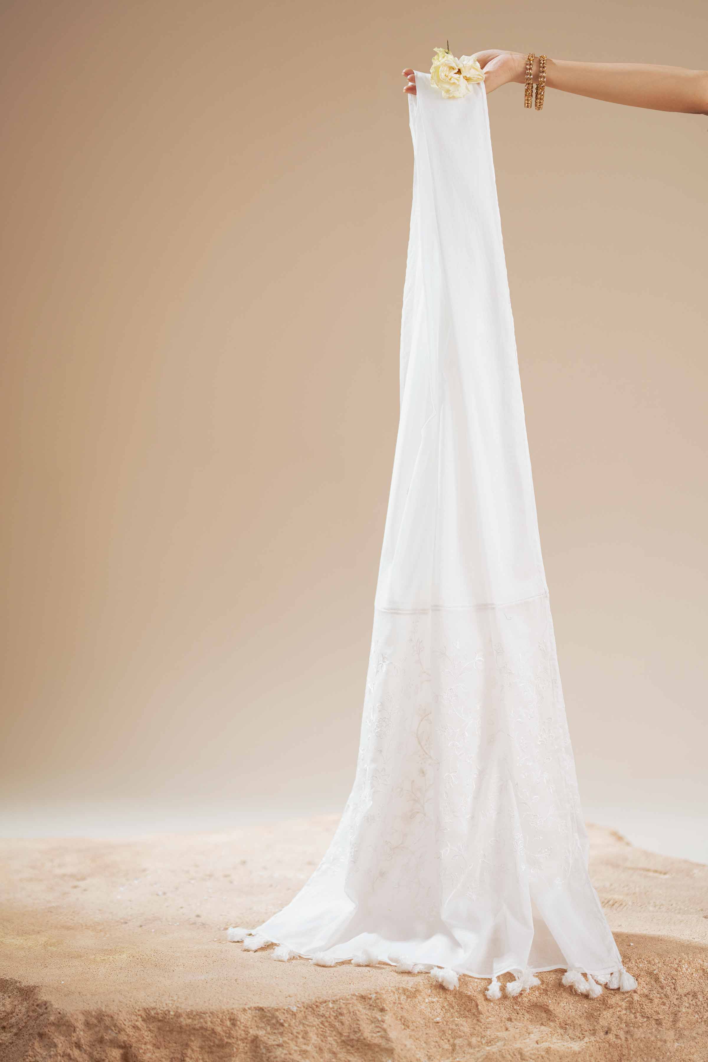 1 Piece - Embroidered Dupatta - KFS25-99 - for Women - Pret Collection | Nishat | Shop Online