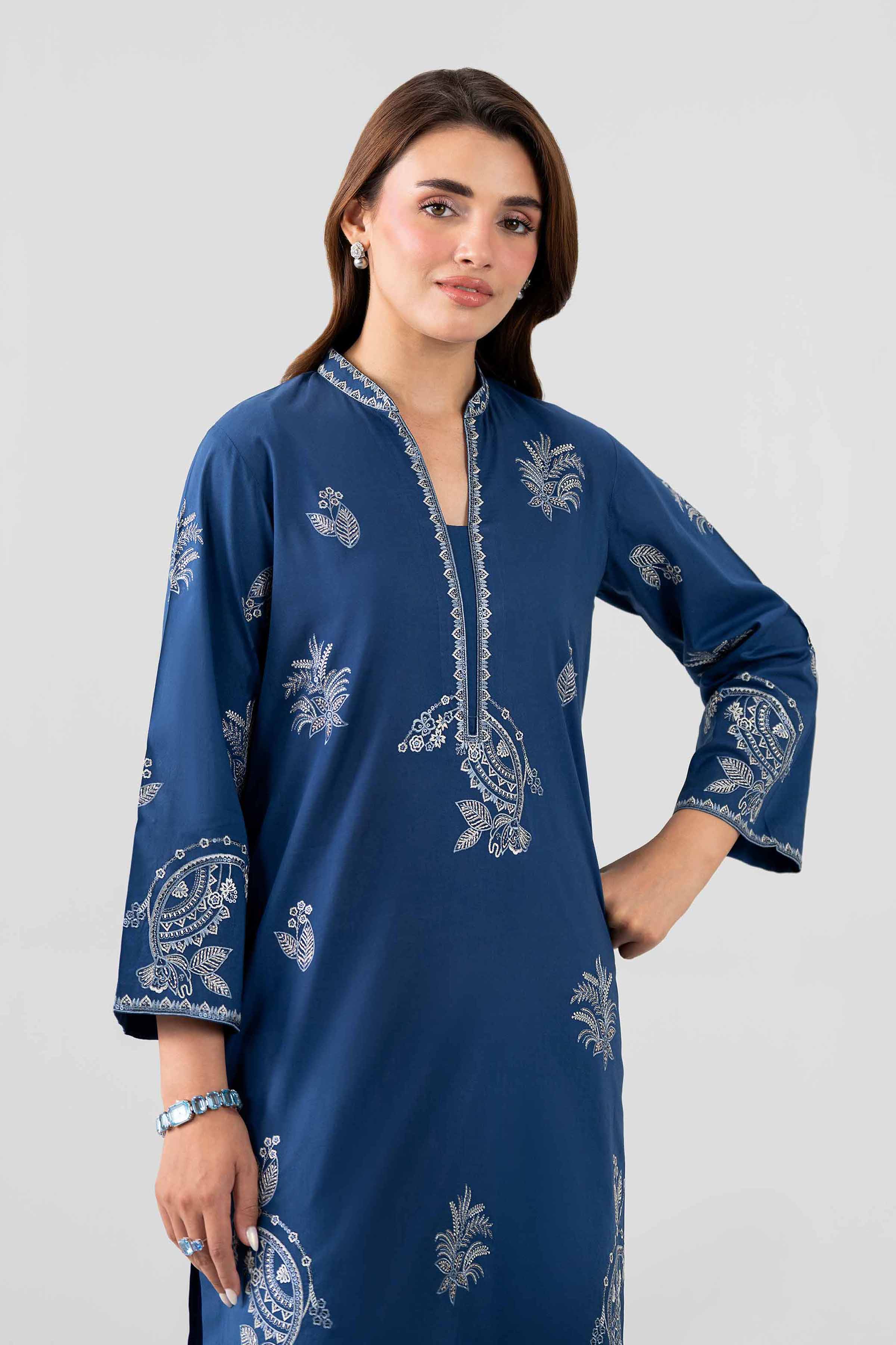 2 Piece - Embroidered Suit - KFS26-25