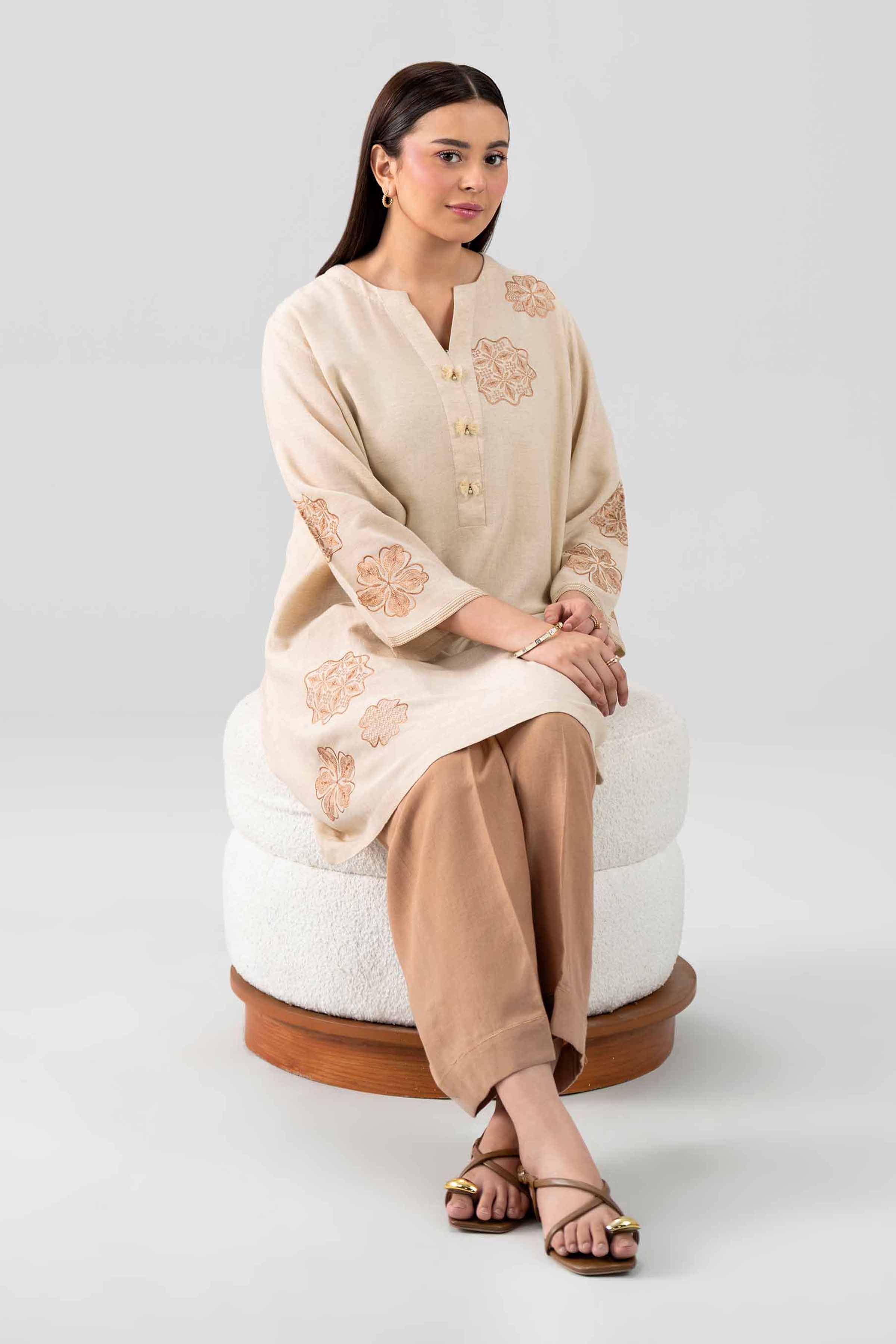2 Piece - Embroidered Suit - KFS26-31