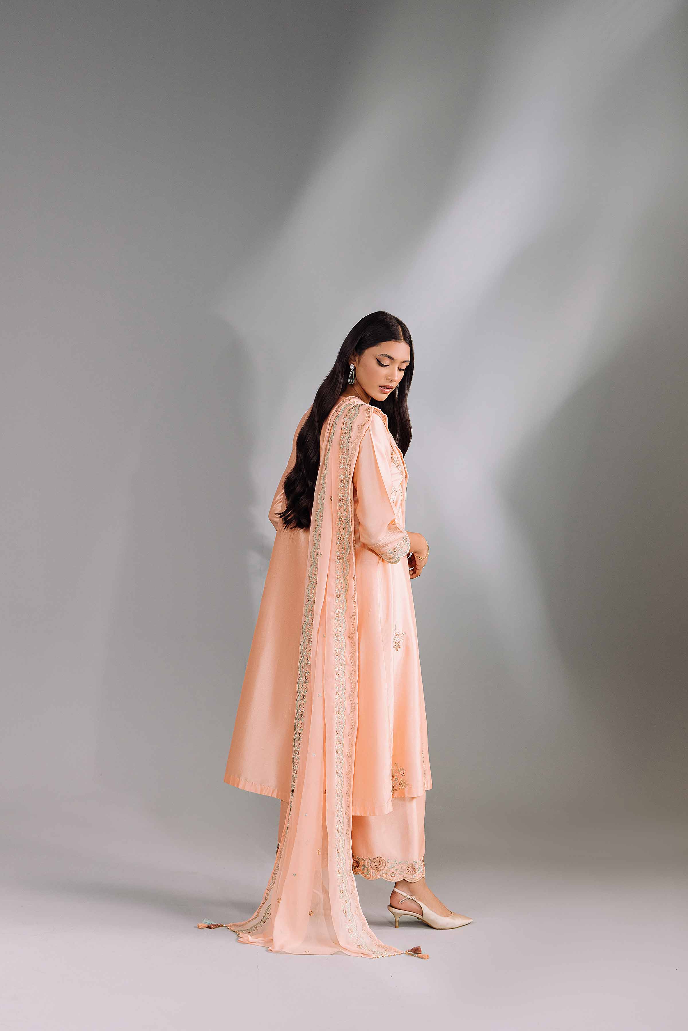 3 Piece - Embroidered Suit - KFW24-40