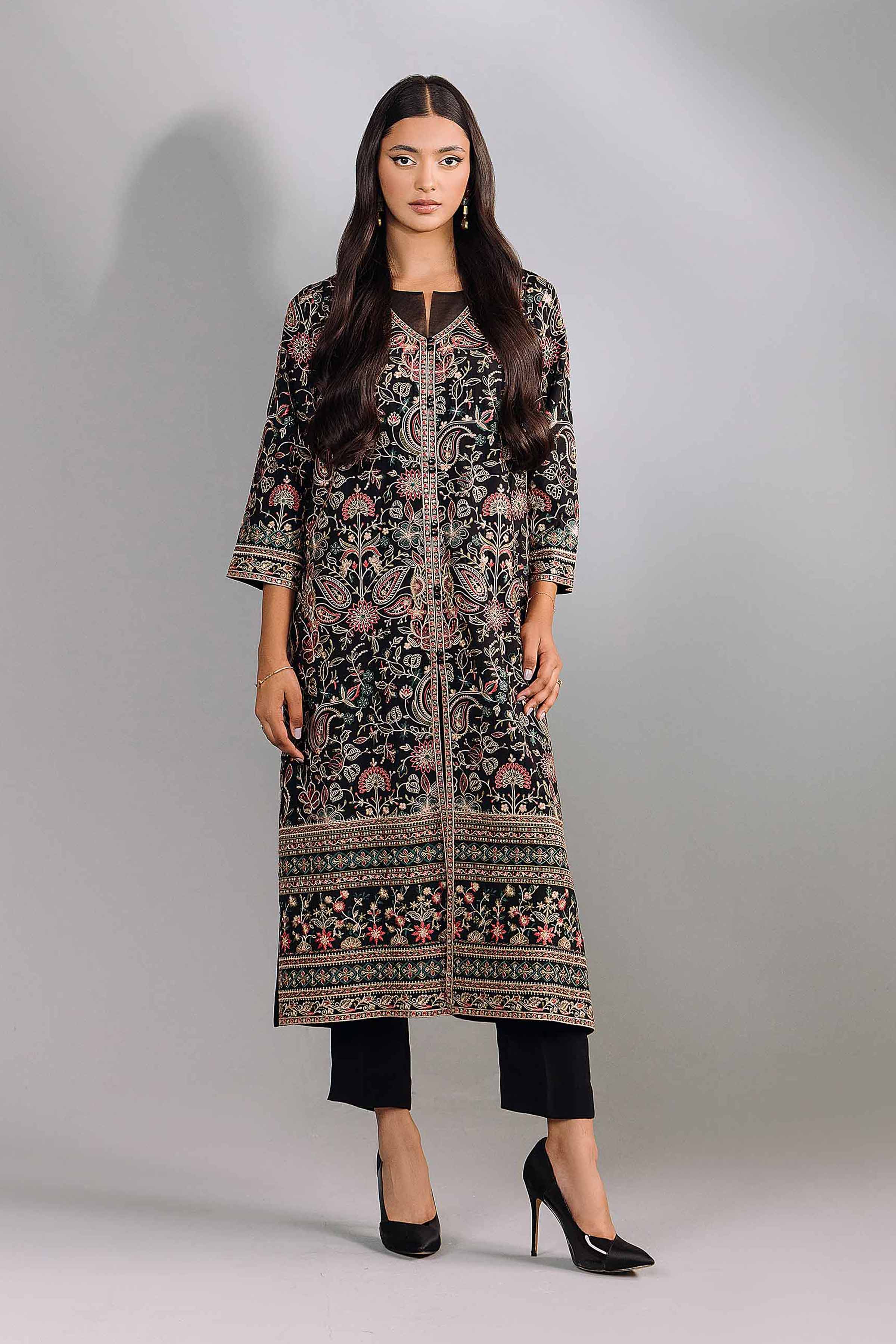 2 Piece - Embroidered Suit - KFW24-90