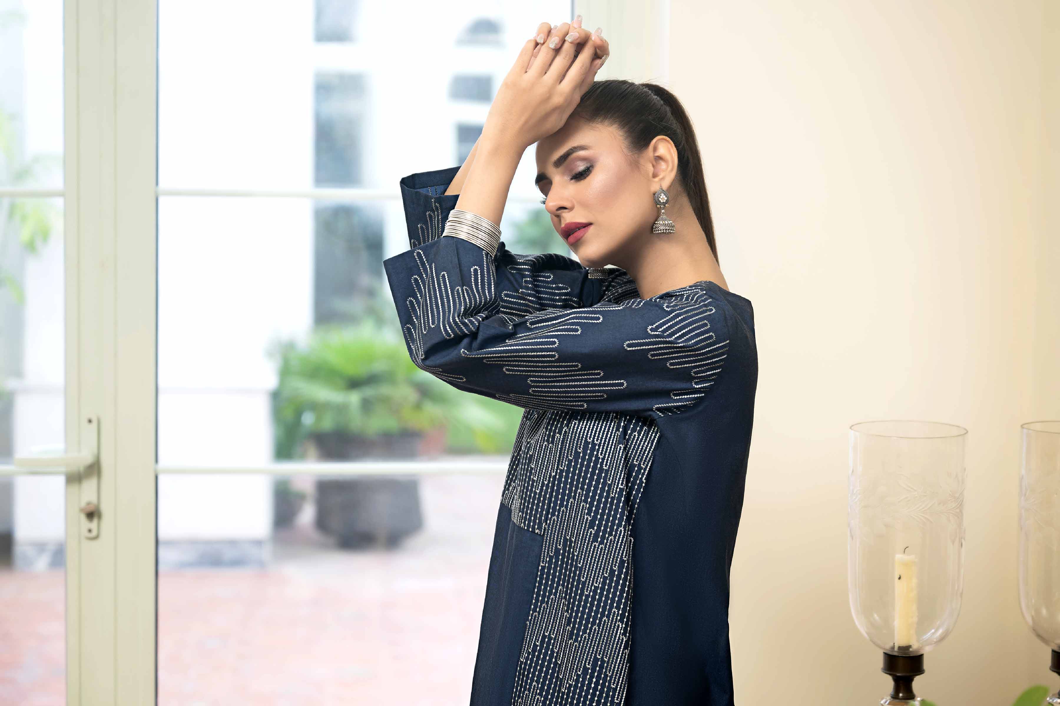 2 Piece - Embroidered Suit - KFW23-106