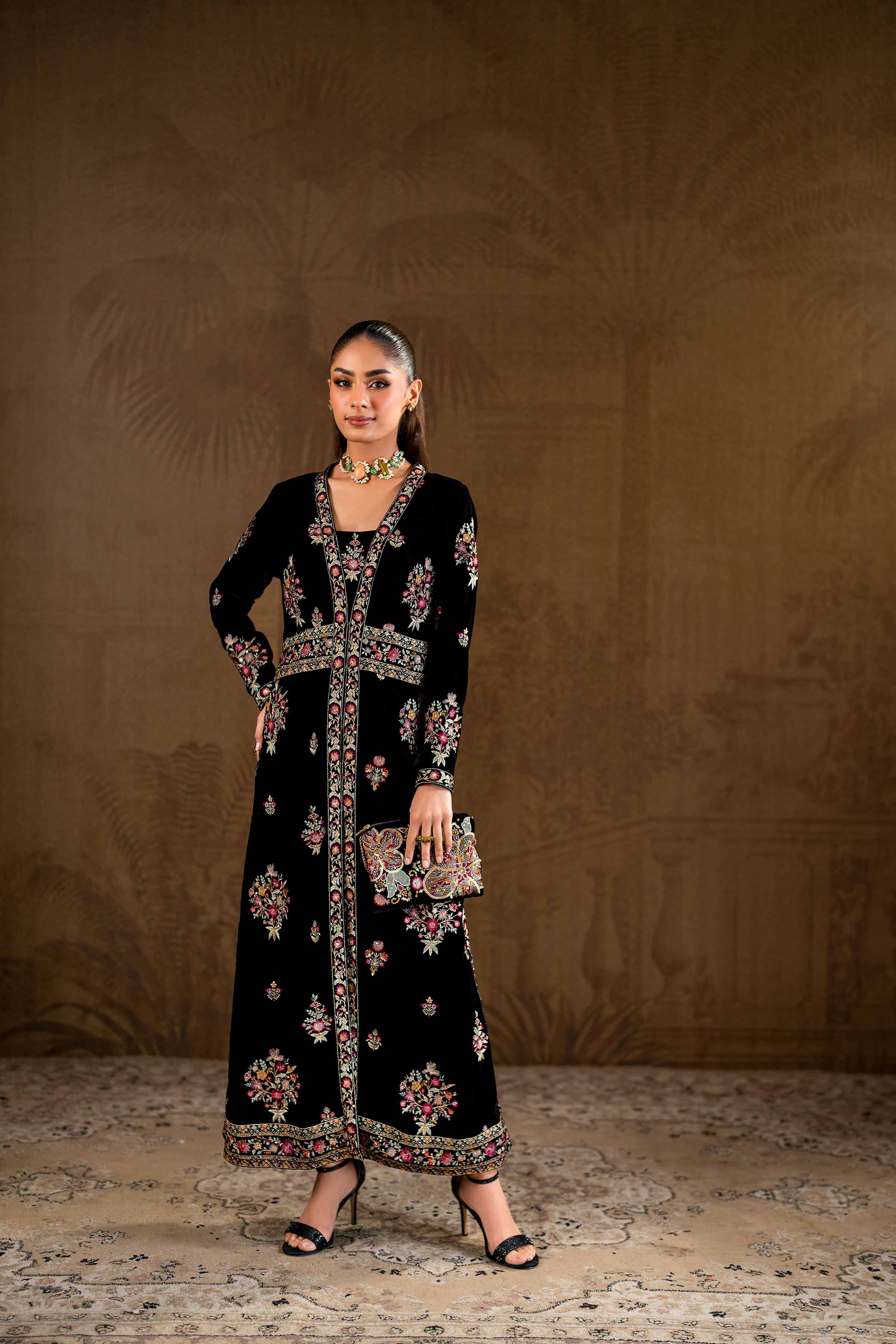 2 Piece - Embroidered Suit - KFW24-02