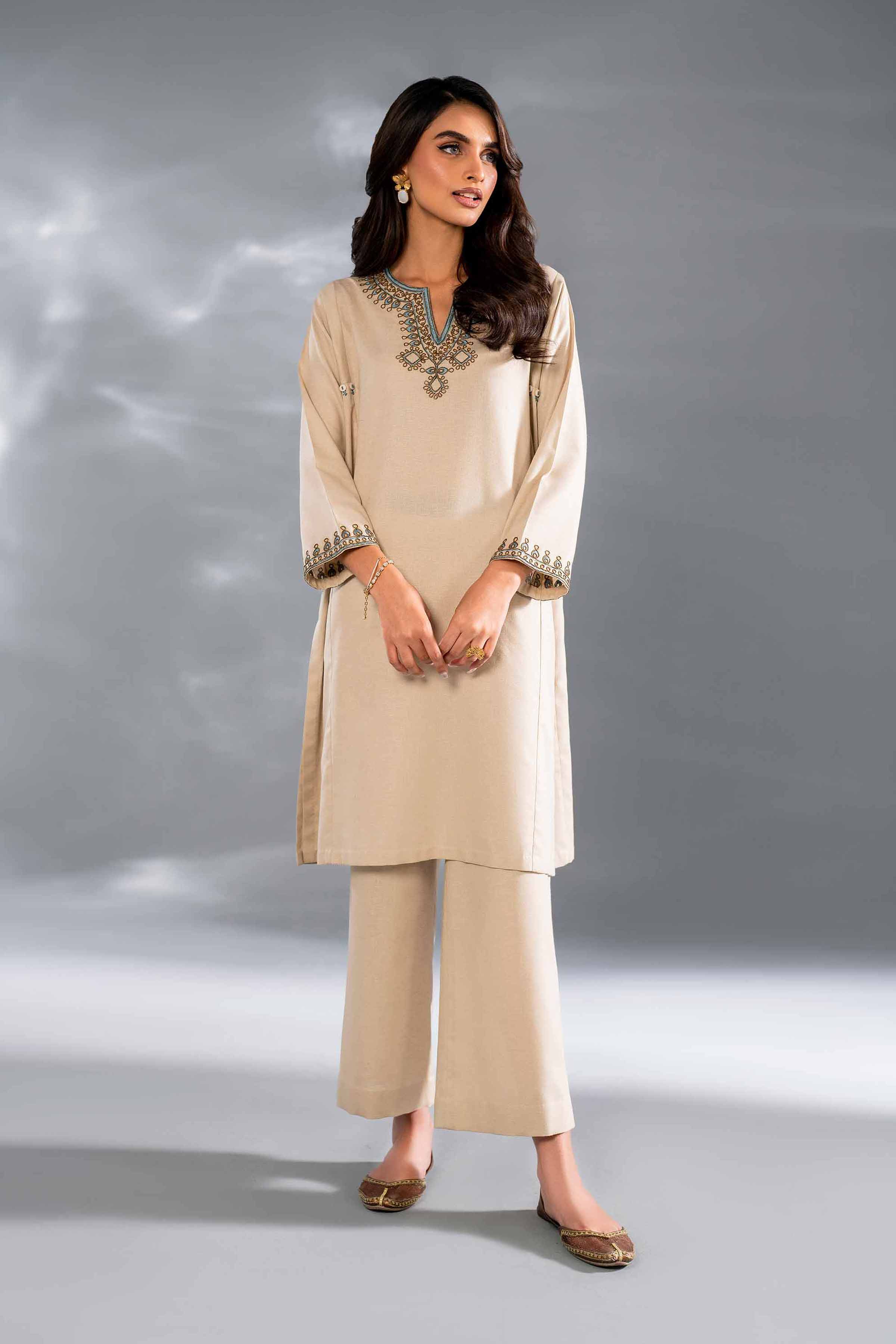 2 Piece - Embroidered Suit - KFW24-101