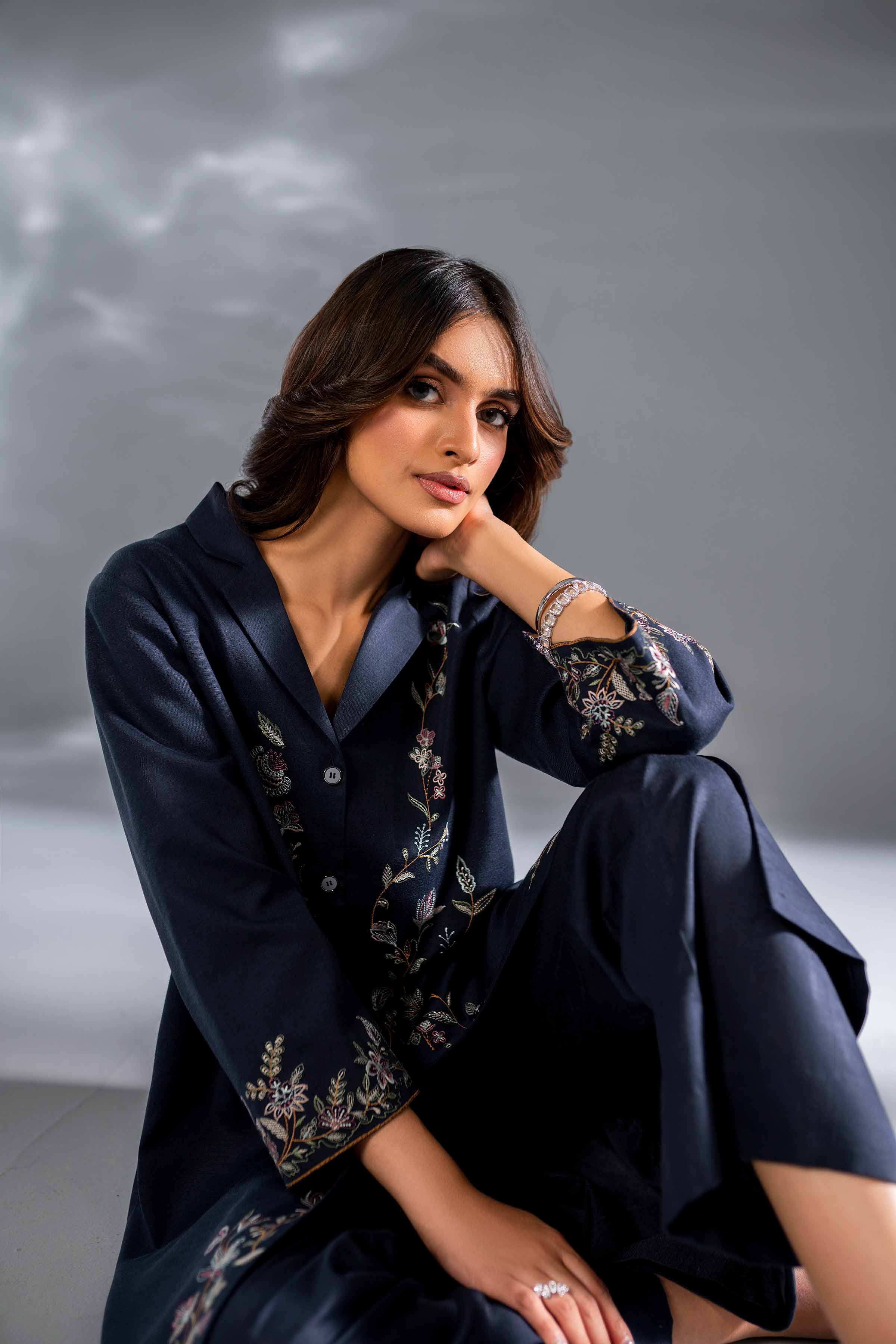 2 Piece - Embroidered Suit - KFW24-107