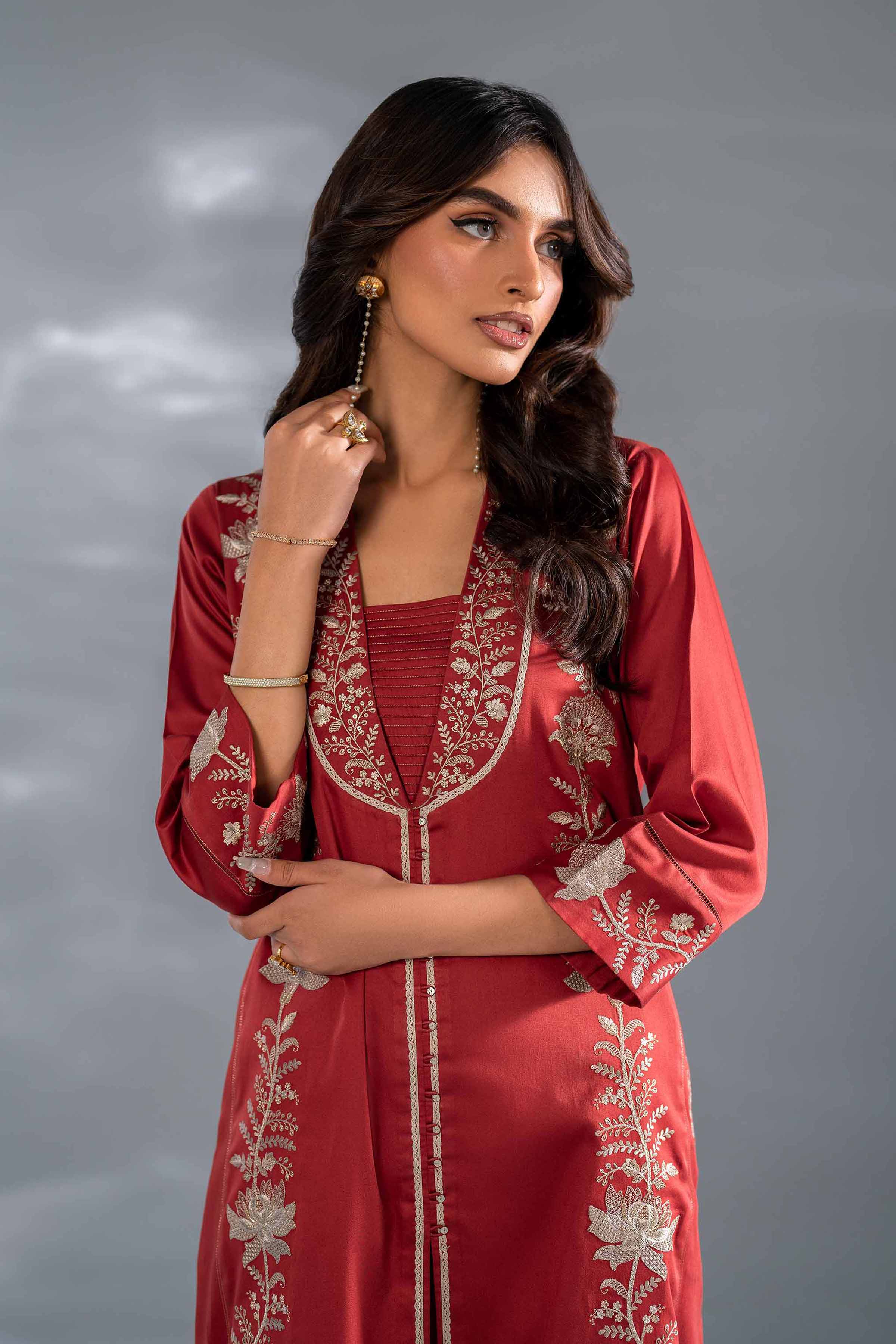 2 Piece - Embroidered Suit - KFW24-109