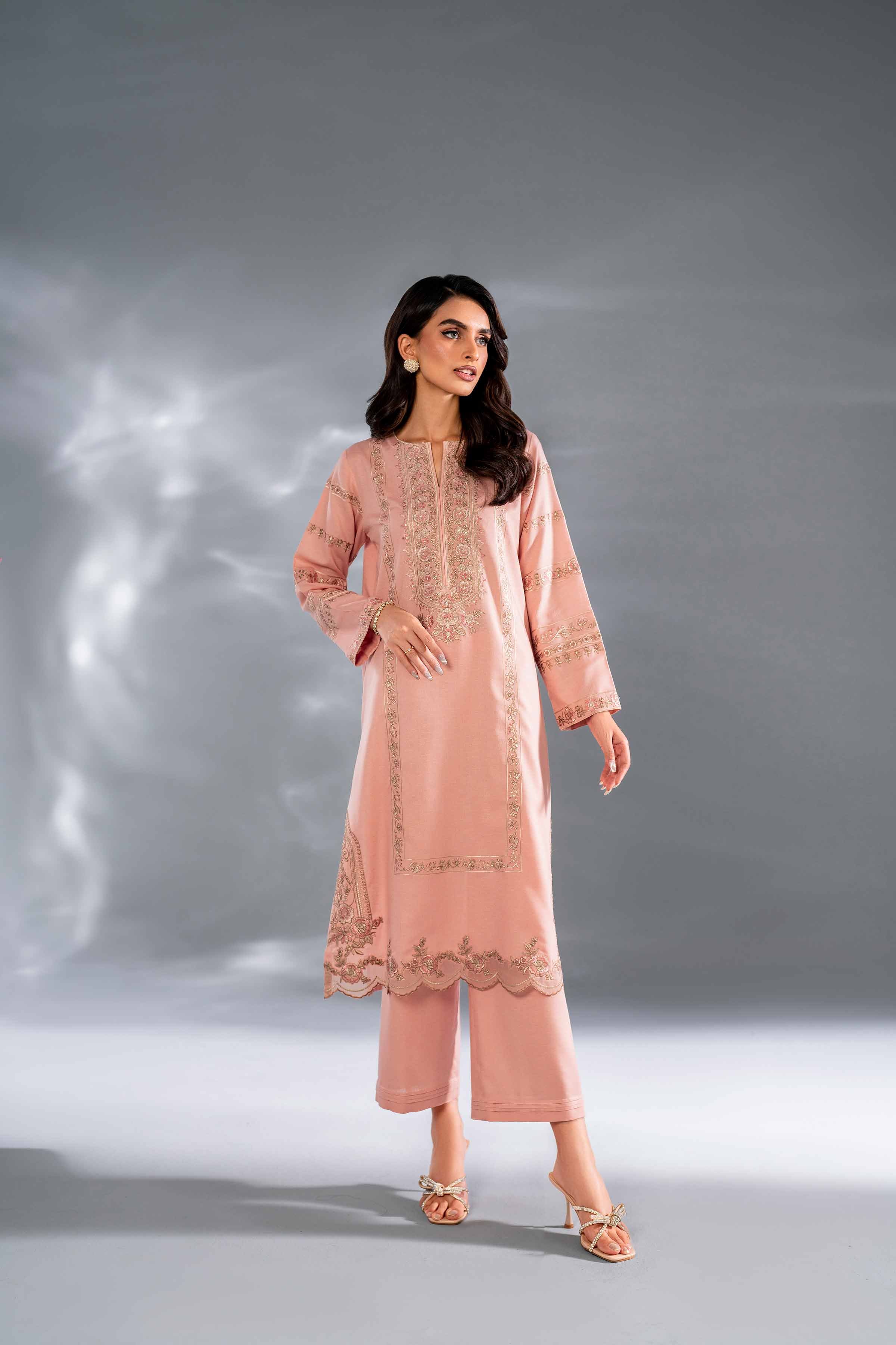 2 Piece - Embroidered Suit - KFW24-111